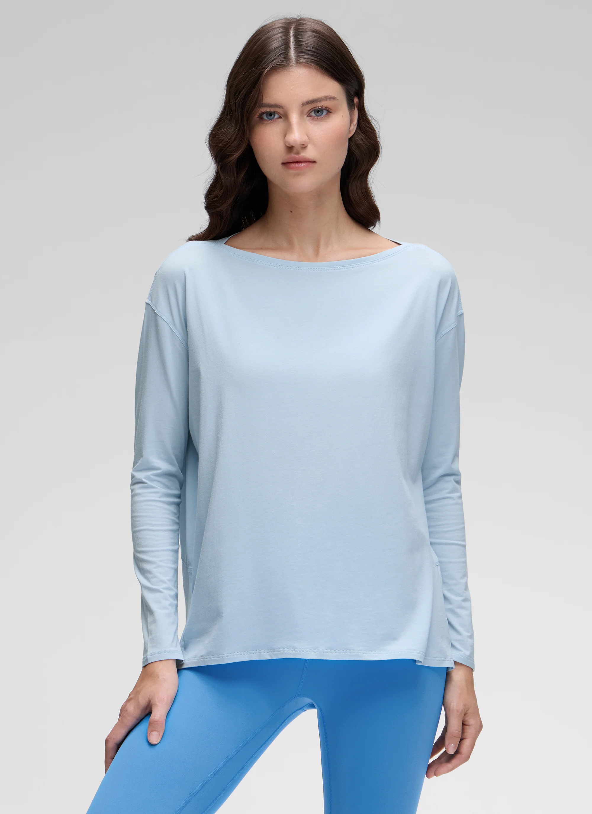 Pima Cotton Boat Neck Long Sleeve - Image 27