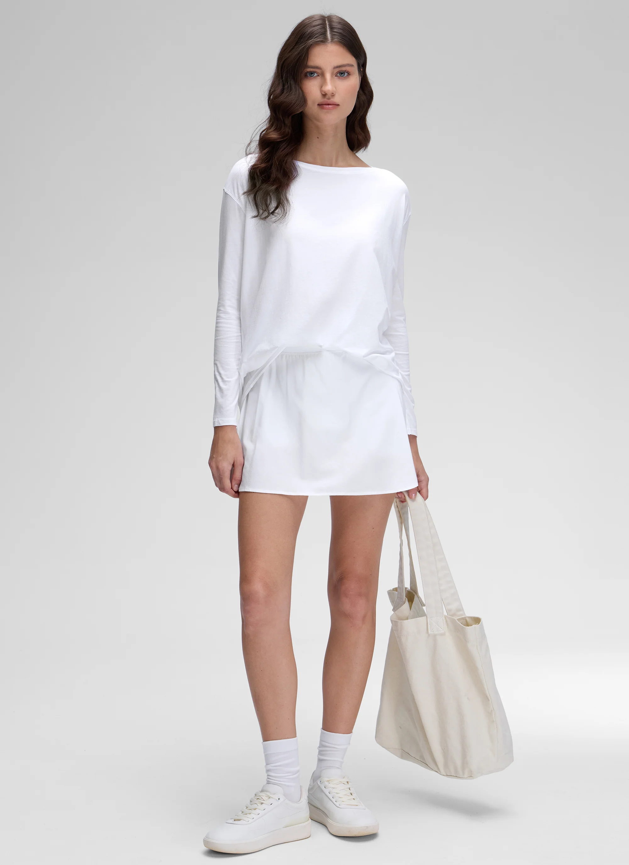 Pima Cotton Boat Neck Long Sleeve - Image 8