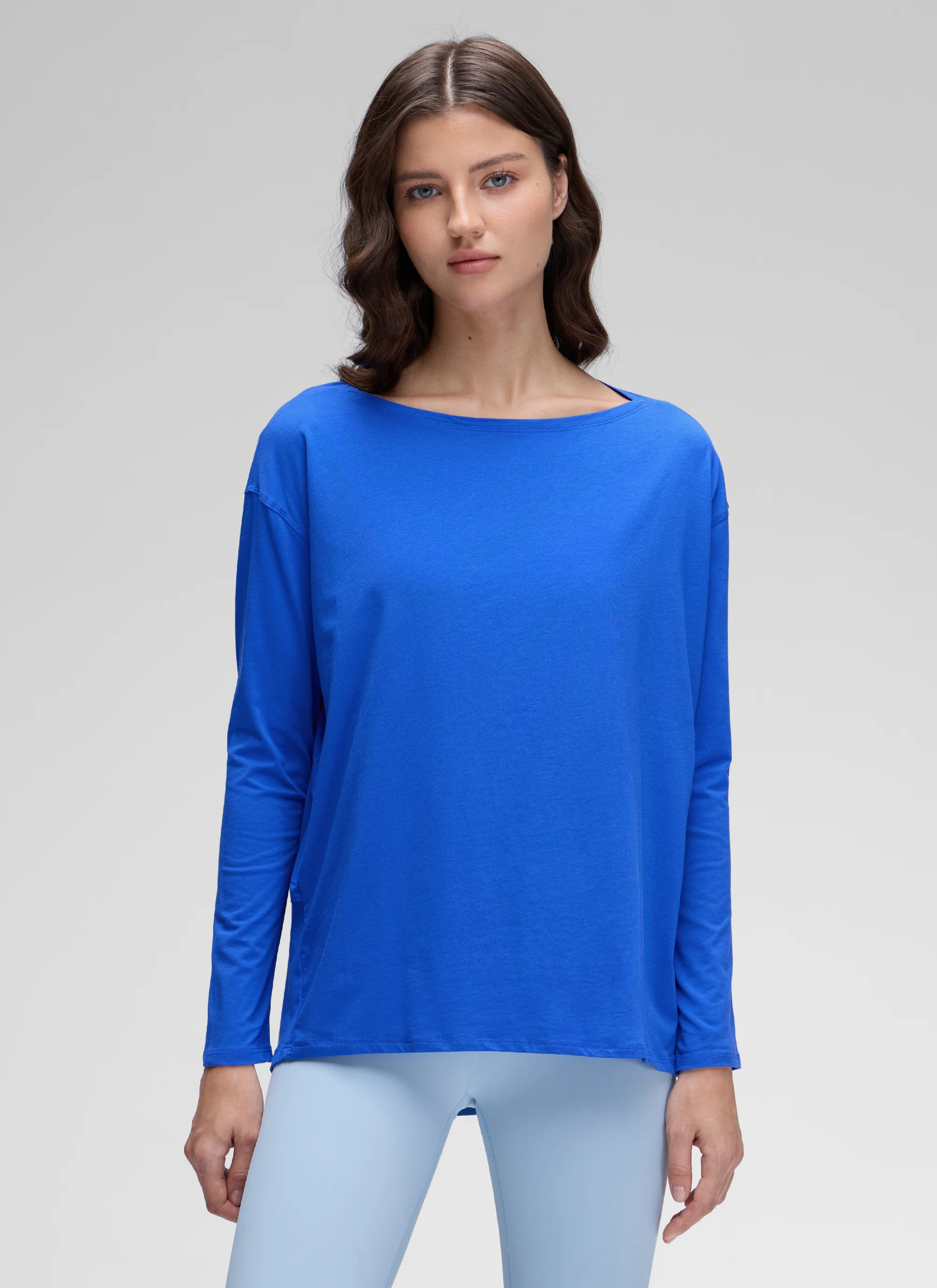 Pima Cotton Boat Neck Long Sleeve - Image 11