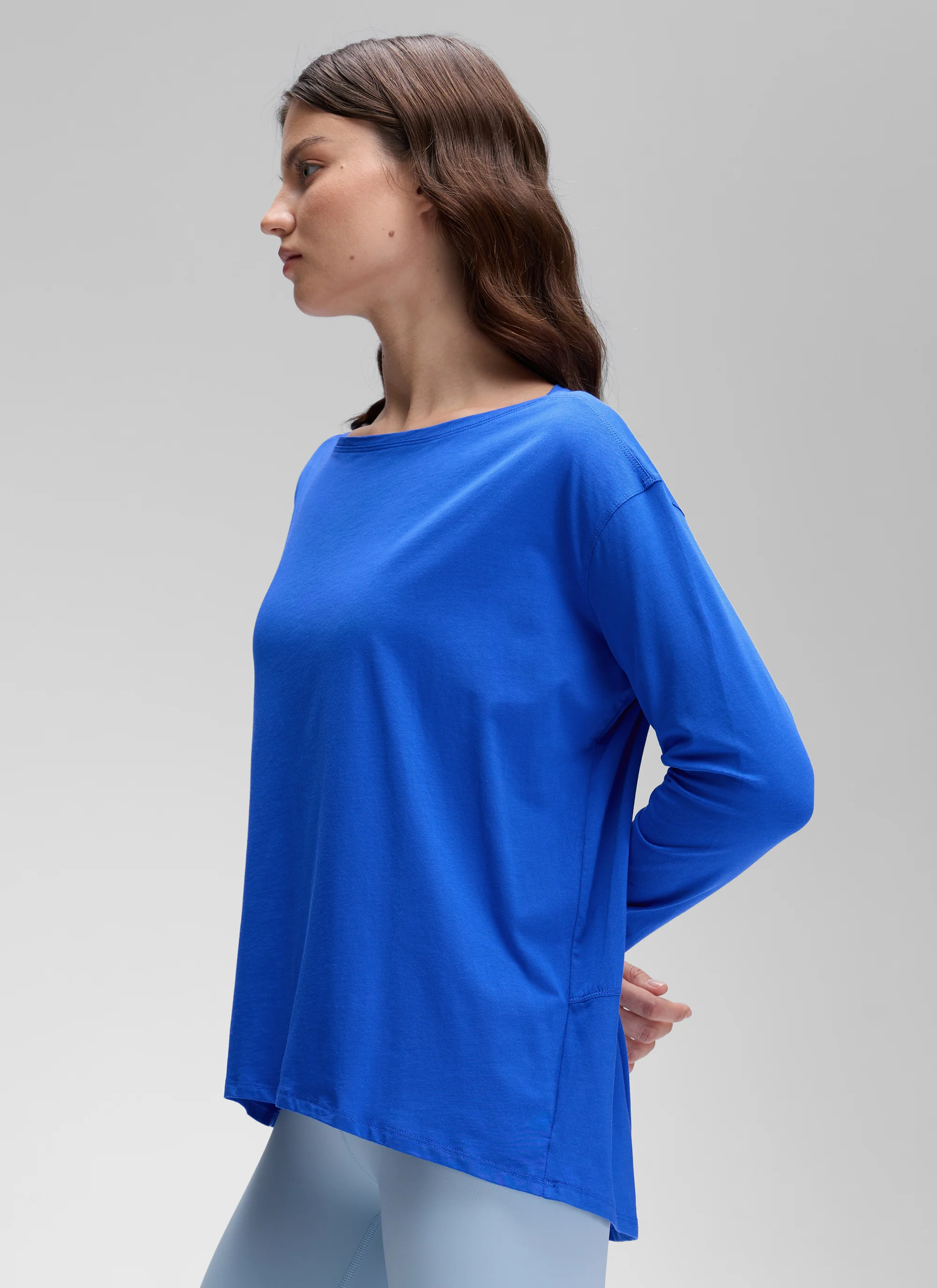 Pima Cotton Boat Neck Long Sleeve - Image 14