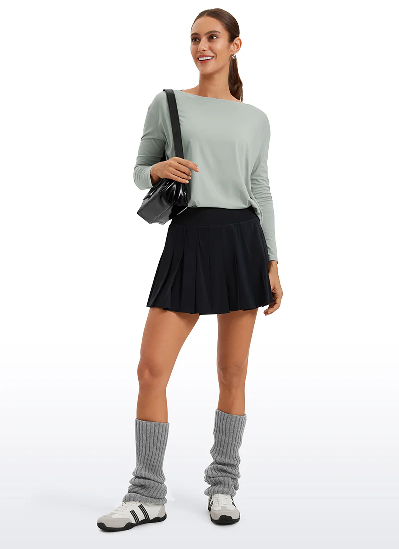 Pima Cotton Boat Neck Long Sleeve - Image 18