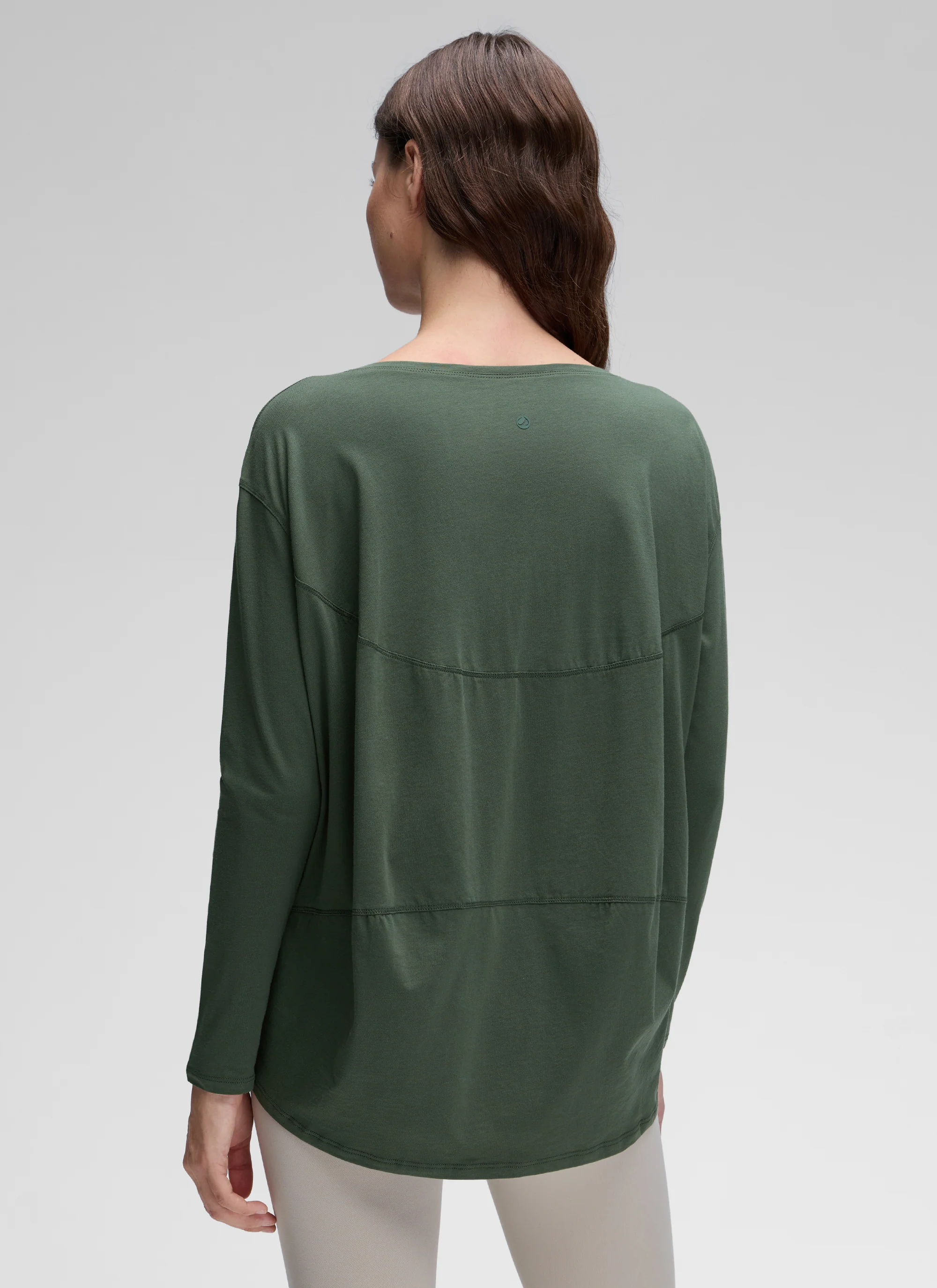 Pima Cotton Boat Neck Long Sleeve - Image 4