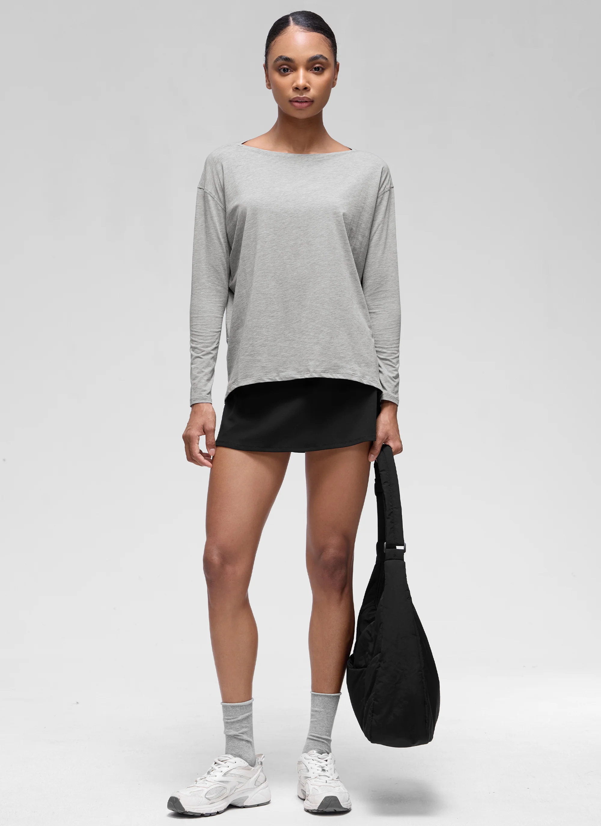 Pima Cotton Boat Neck Long Sleeve - Image 8