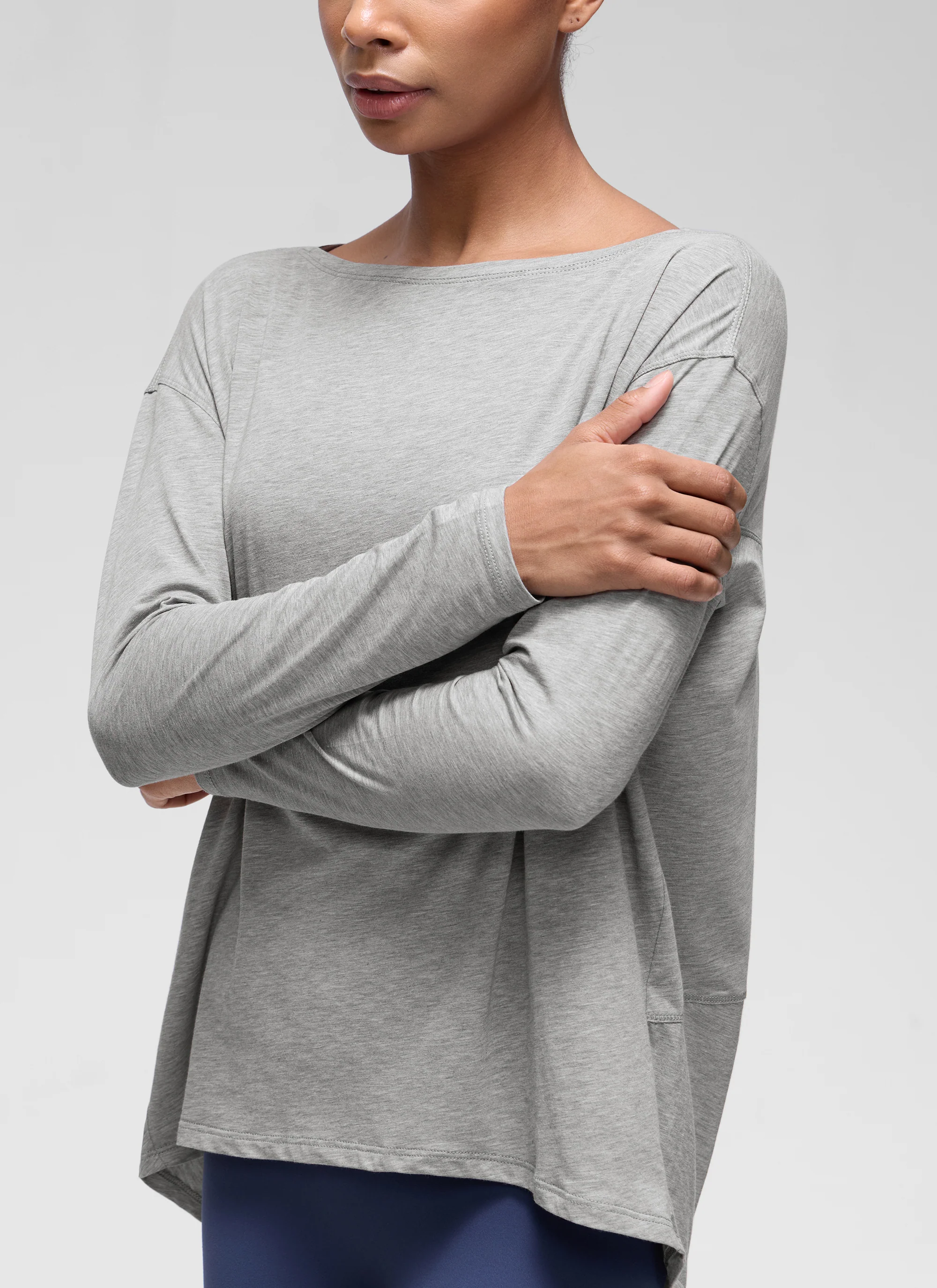 Pima Cotton Boat Neck Long Sleeve - Image 9