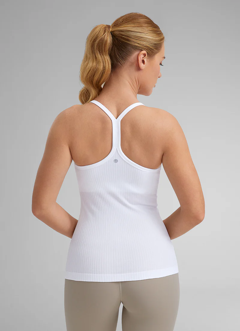 Speedy Seamless Built in Bra Pure color Tank - Image 11