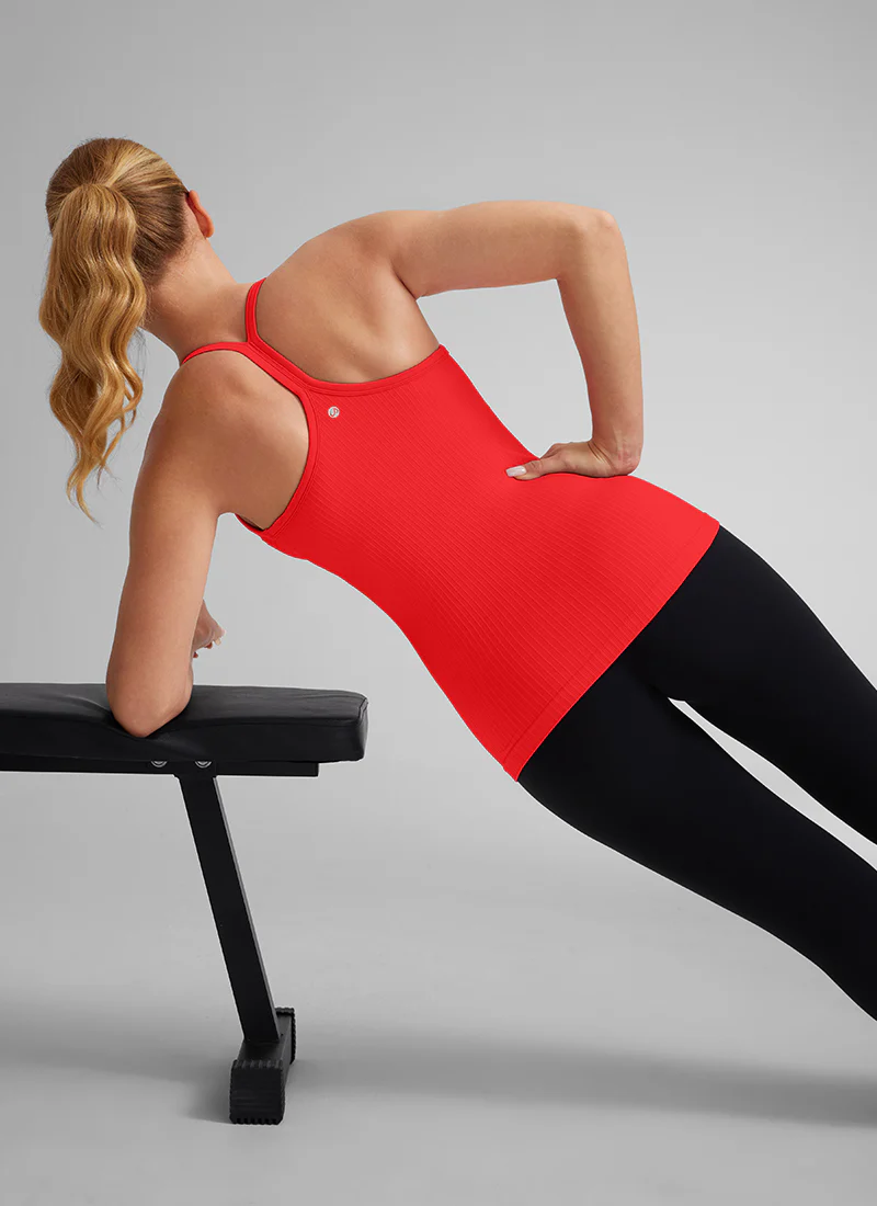 Speedy Seamless Built in Bra Pure color Tank - Image 5