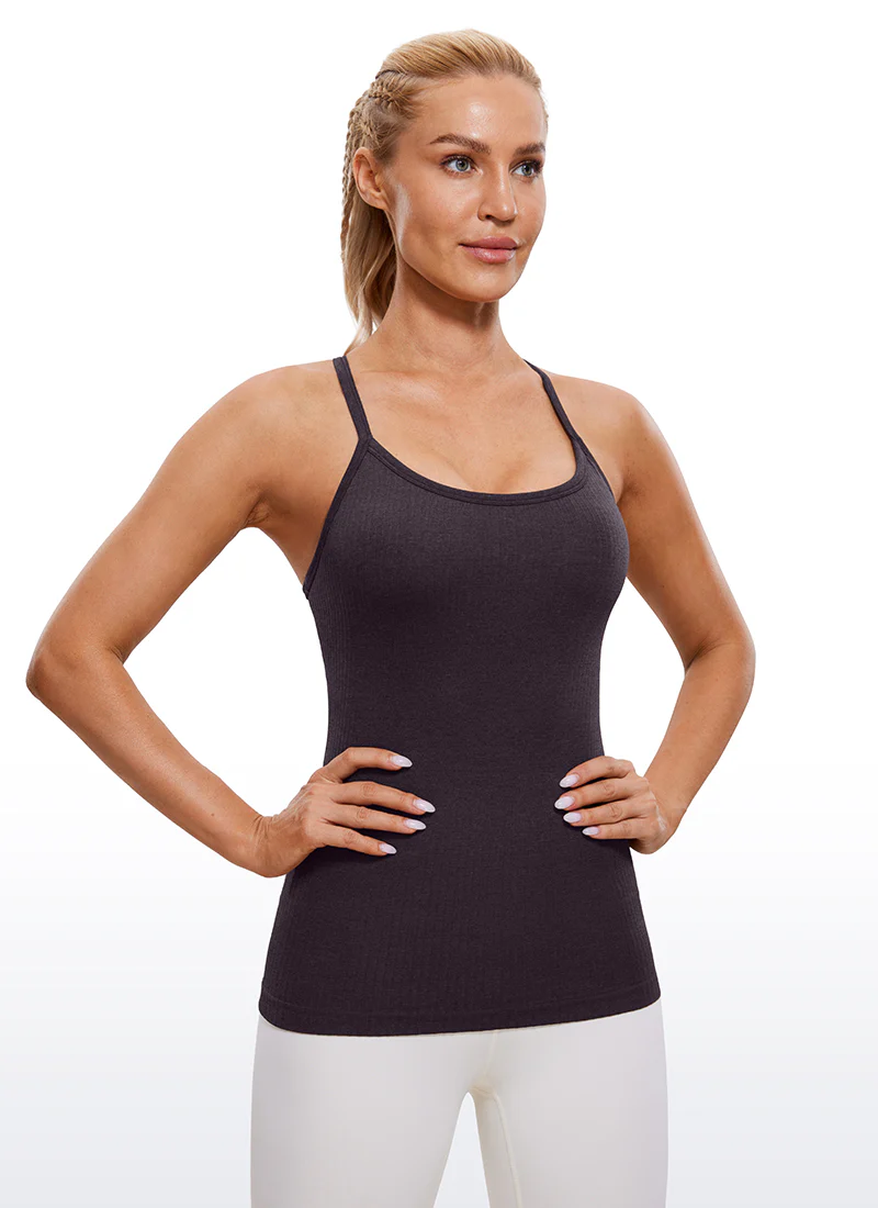 Speedy Seamless Built in Bra  Y back Tank - Image 43