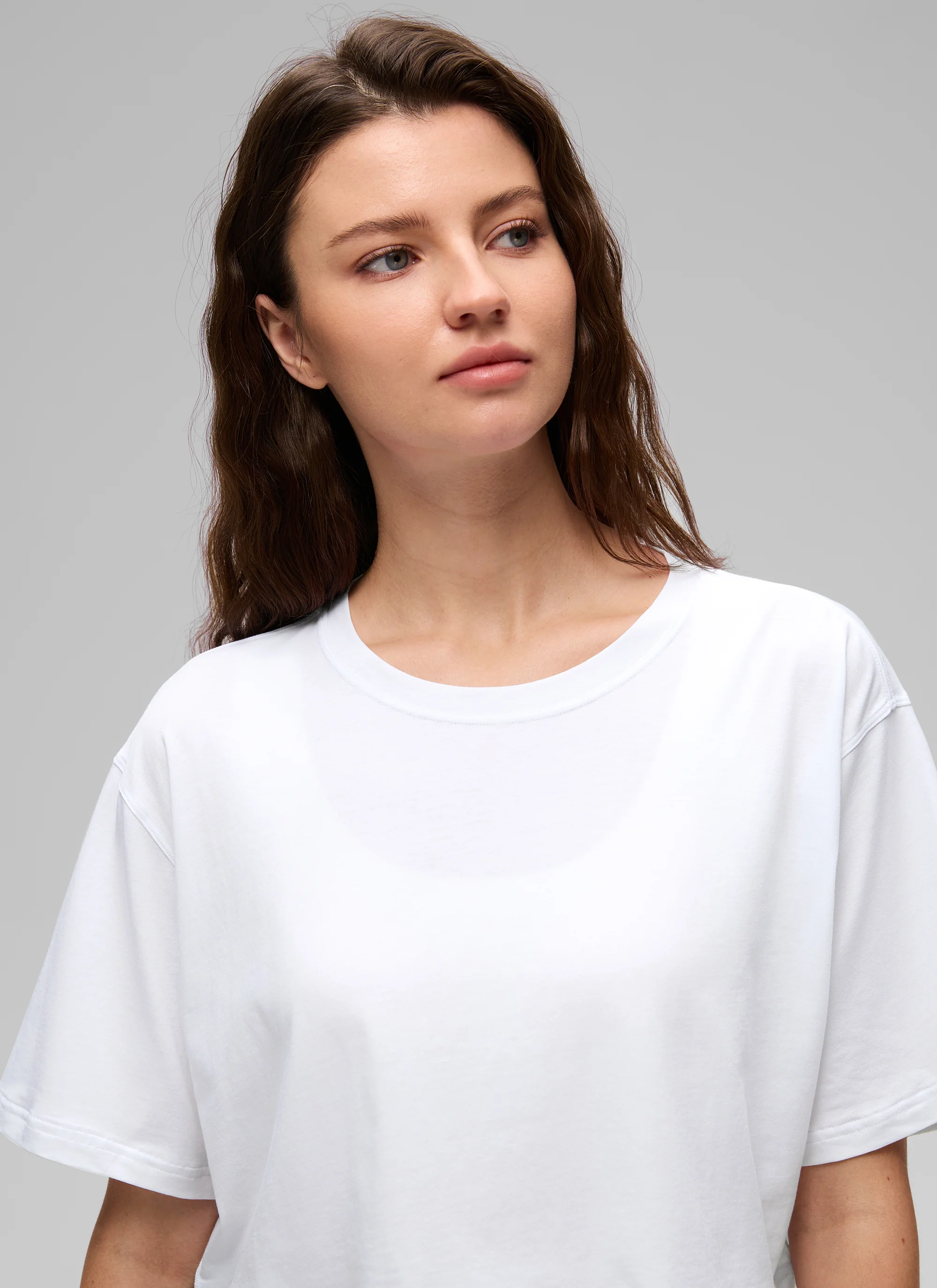 Pima Cotton Cropped Short Sleeve - Image 21