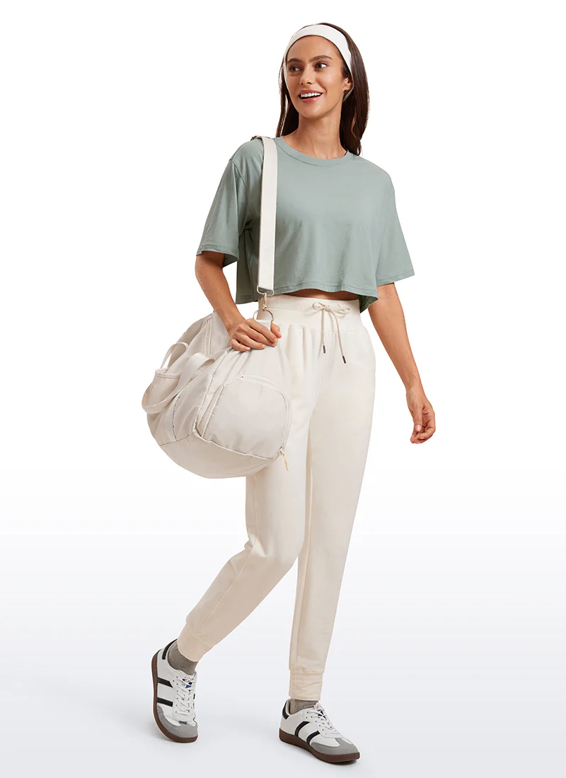 Pima Cotton Cropped Short Sleeve - Image 29