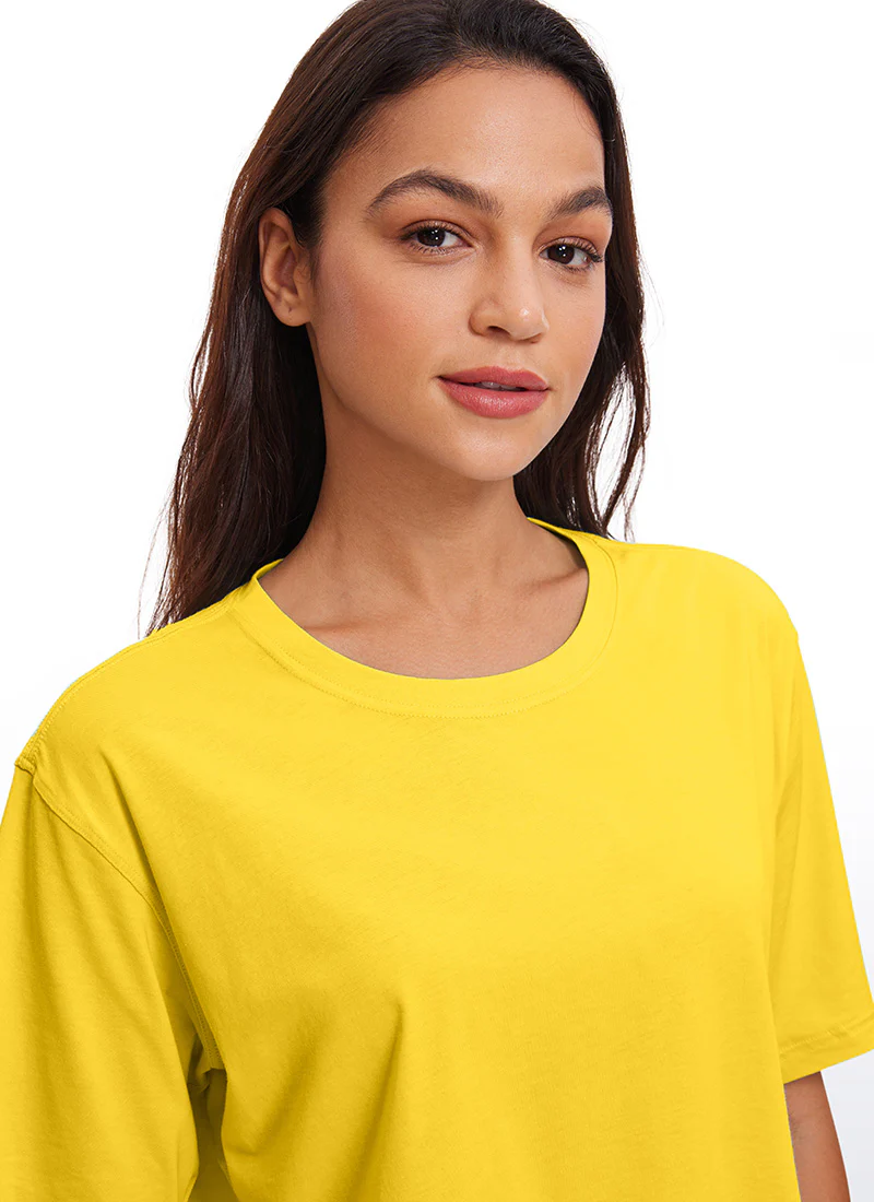Pima Cotton Cropped Short Sleeve - Image 24
