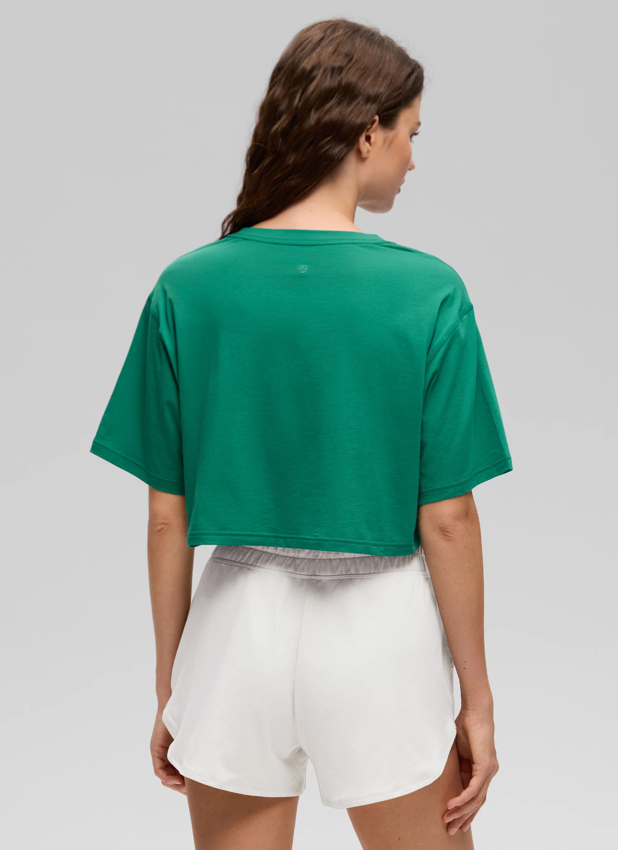 Pima Cotton Cropped Short Sleeve - Image 26