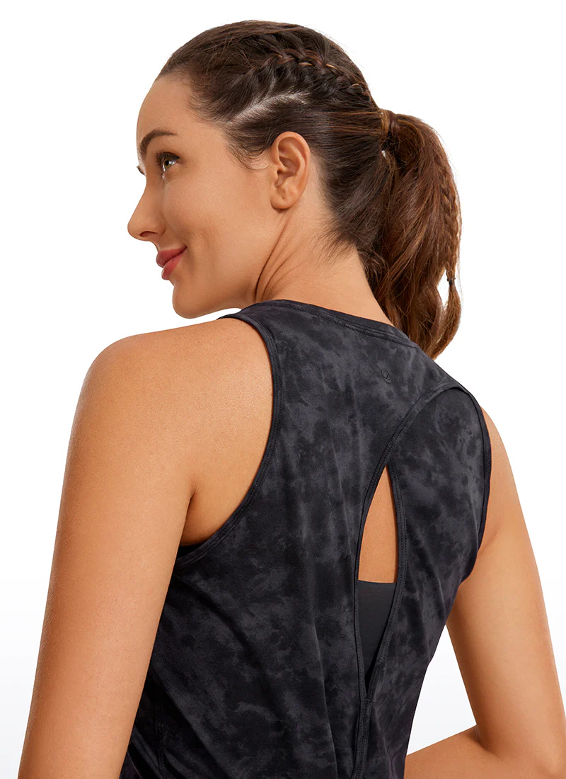 Pima Cotton Split Open Back Tank - Image 15
