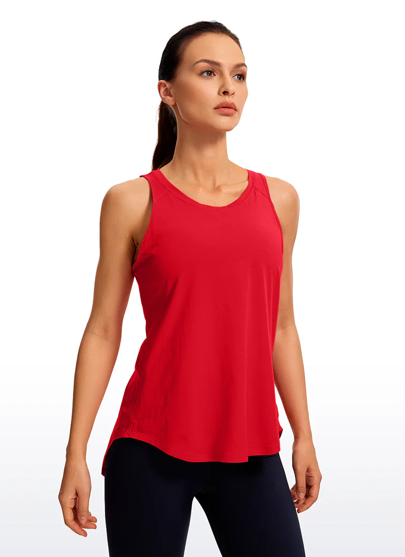 Pima Cotton Split Open Back Tank - Image 17