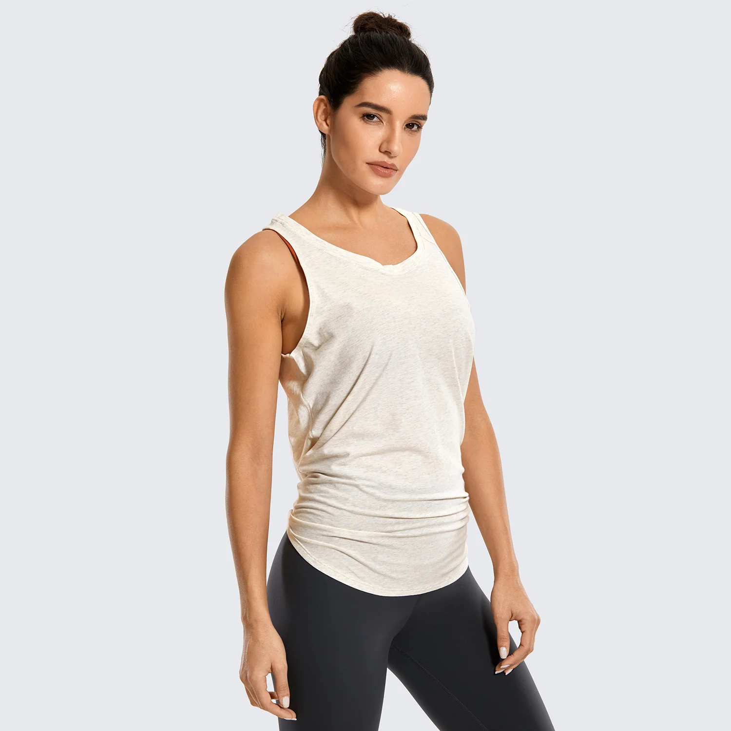 Pima Cotton Split Open Back Tank - Image 16