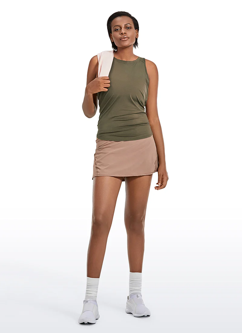 Pima Cotton Split Open Back Tank - Image 22