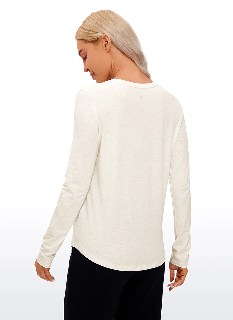 Pima Cotton Workout Long Sleeve - Image 7