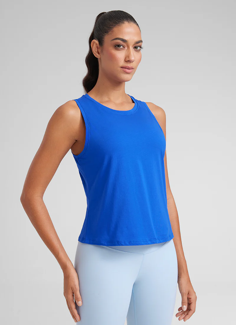 Pima Cotton Crop Round Neck Tank - Image 14