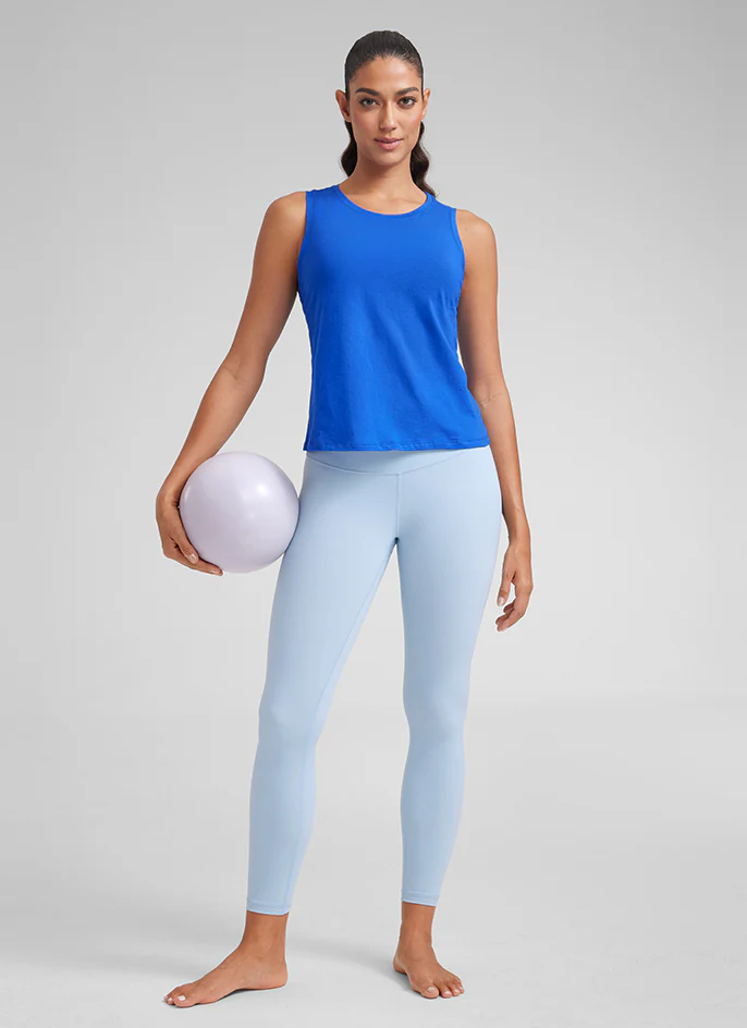 Pima Cotton Crop Round Neck Tank - Image 17