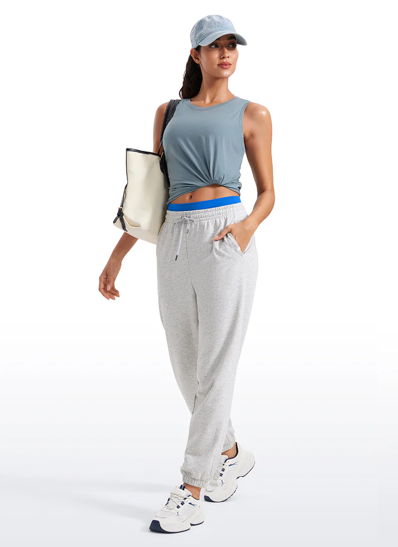 Pima Cotton Crop Round Neck Tank - Image 20