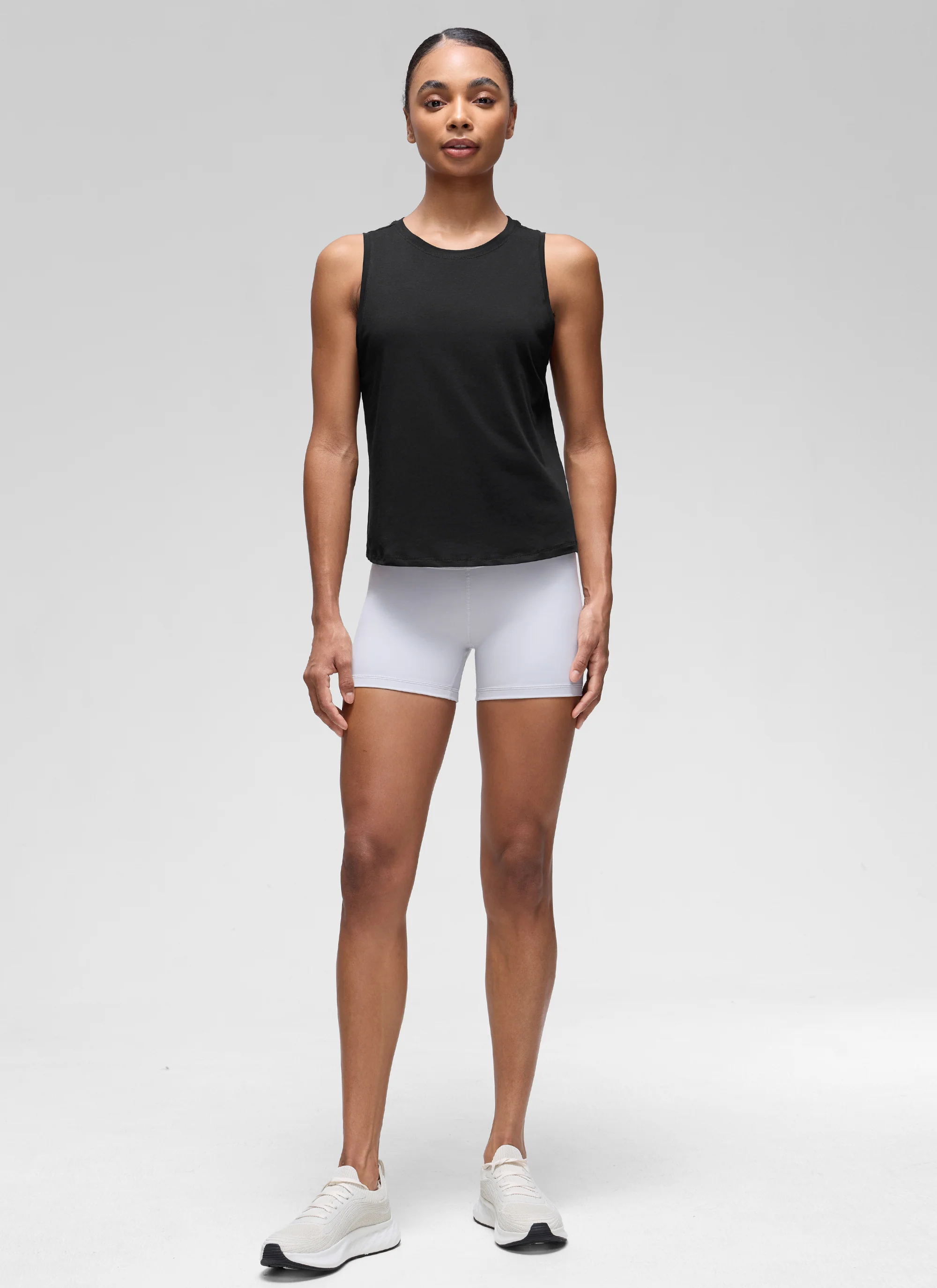 Pima Cotton Crop Round Neck Tank - Image 3