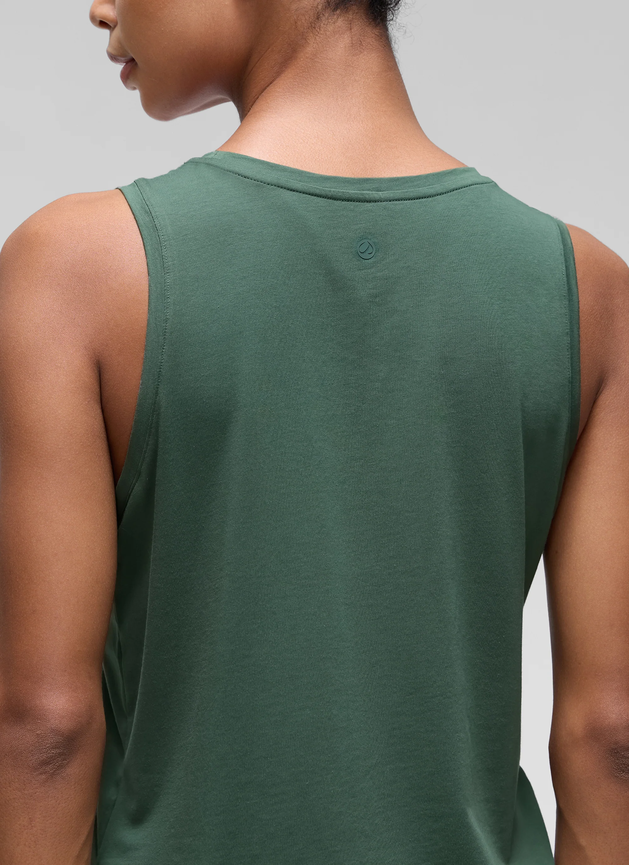 Pima Cotton Crop Round Neck Tank - Image 4