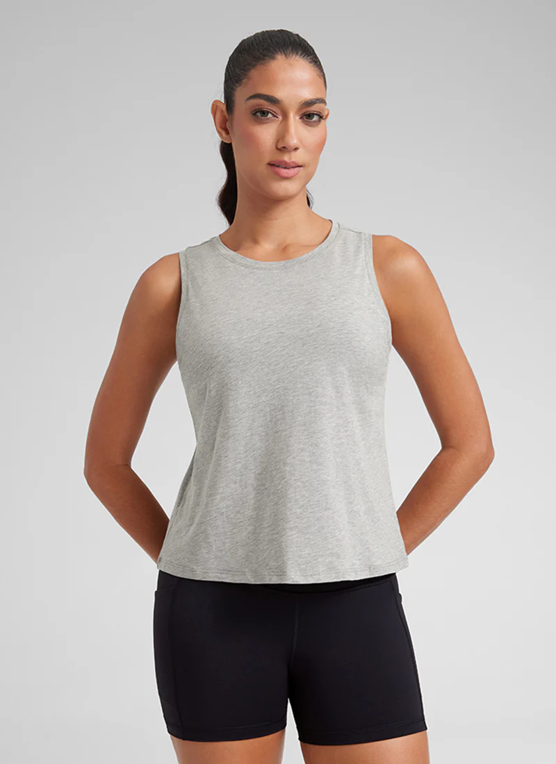 Pima Cotton Crop Round Neck Tank - Image 5