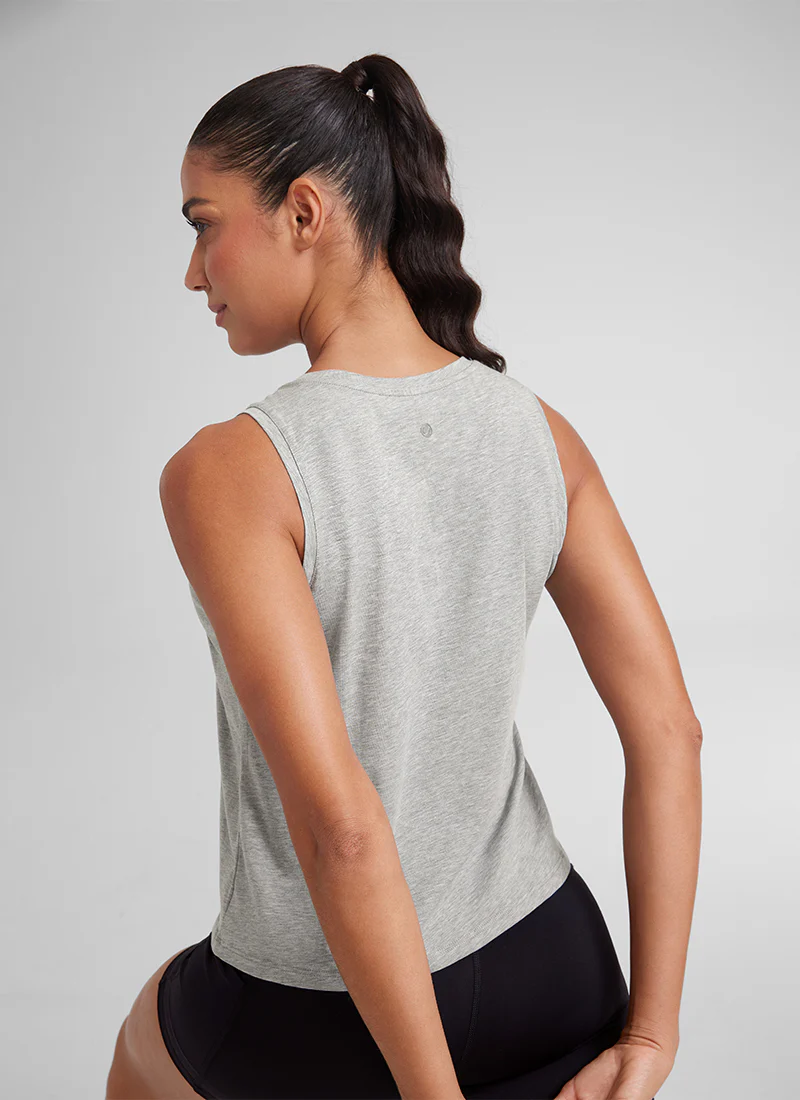 Pima Cotton Crop Round Neck Tank - Image 8