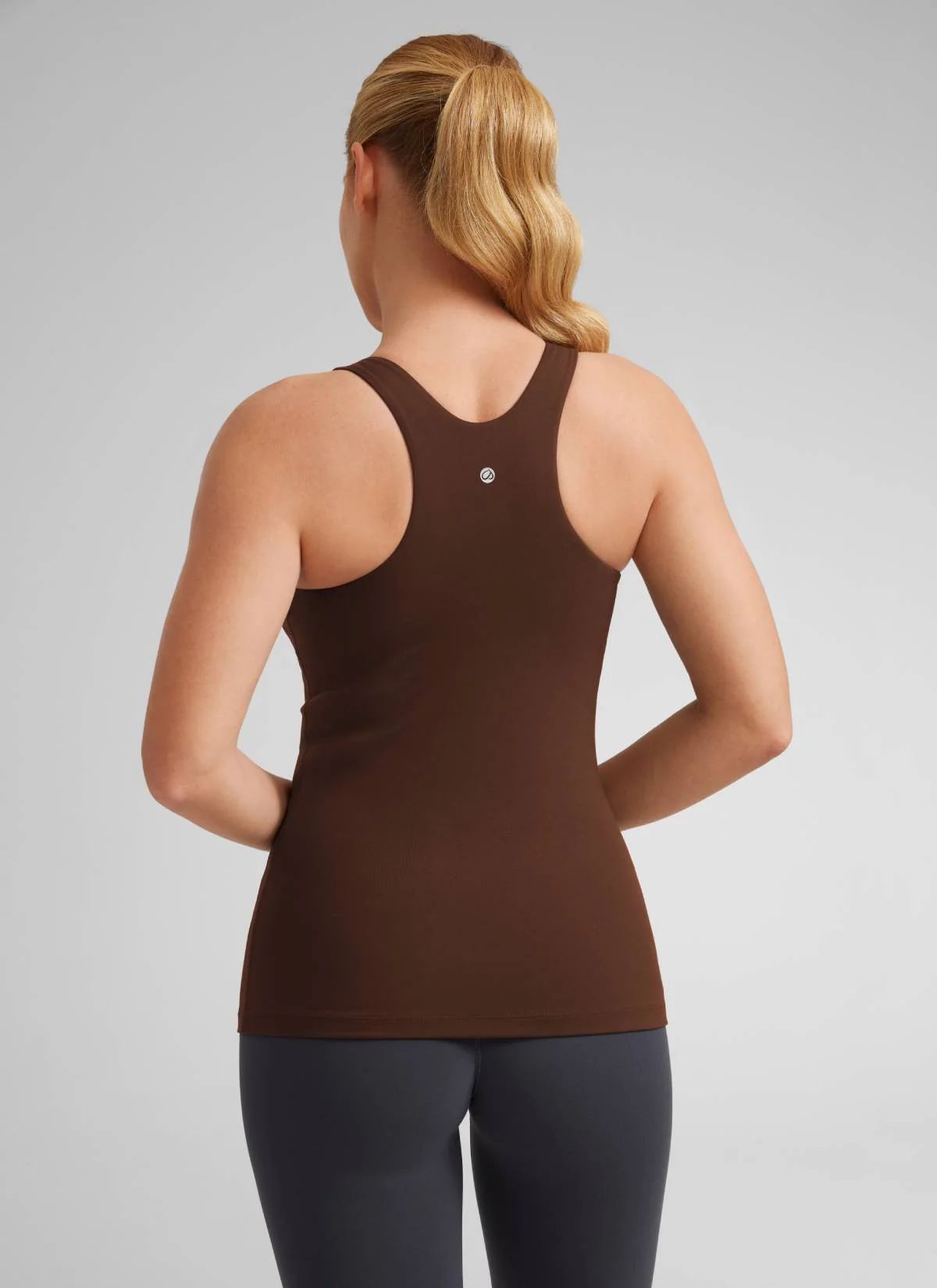 Butterluxe Hip Length Built-in Bra Tanks High Neck - Image 26