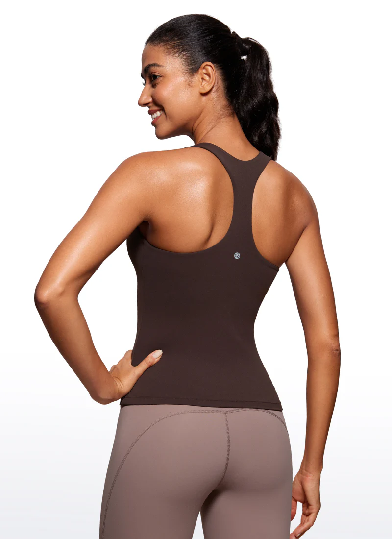 Butterluxe Waist Length Built in Bra Tank - Image 28