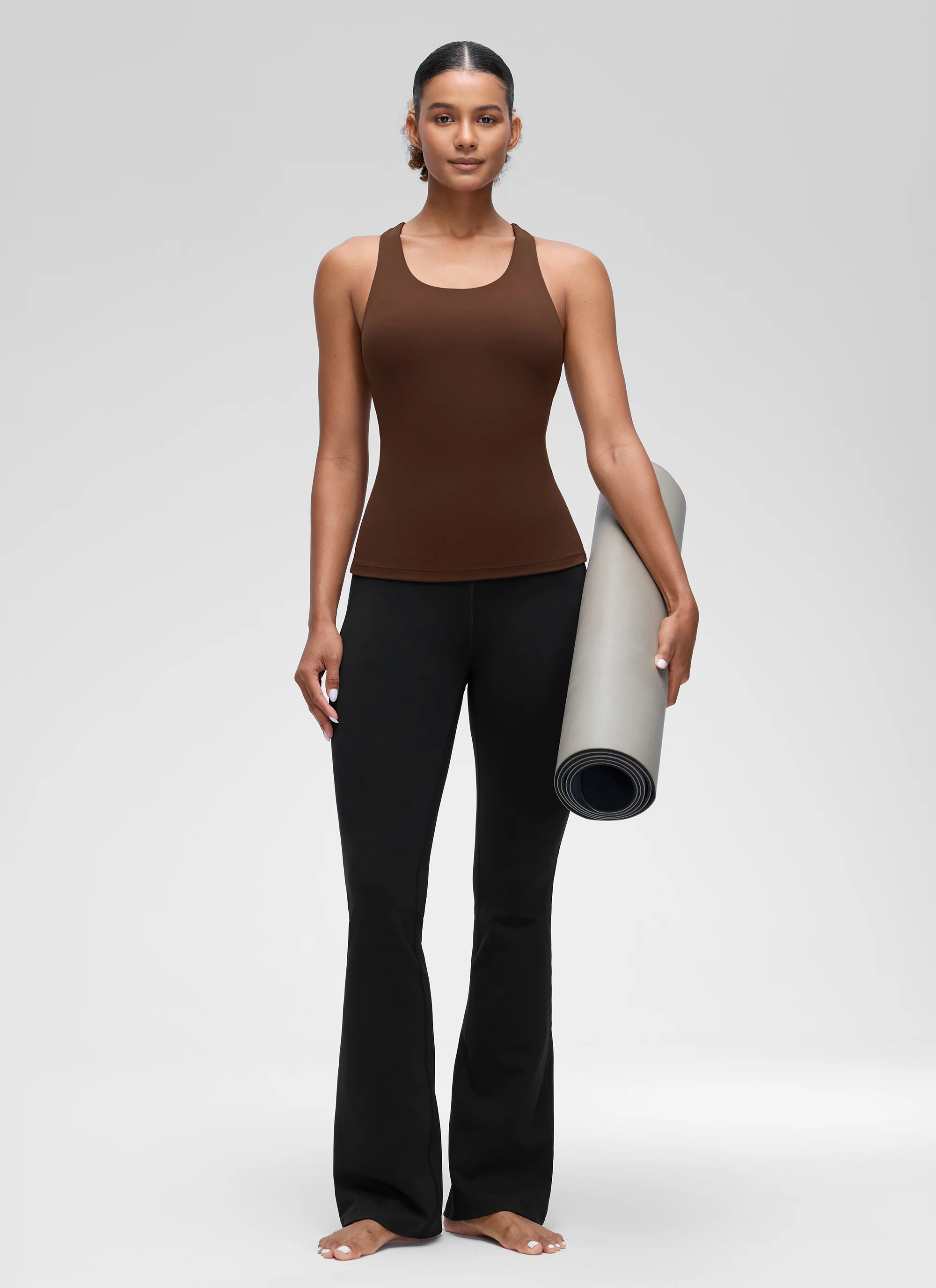 Butterluxe Waist Length Built in Bra Tank - Image 3