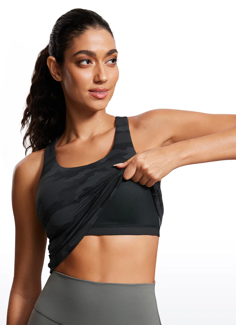 Butterluxe Waist Length Built in Bra Tank - Image 35