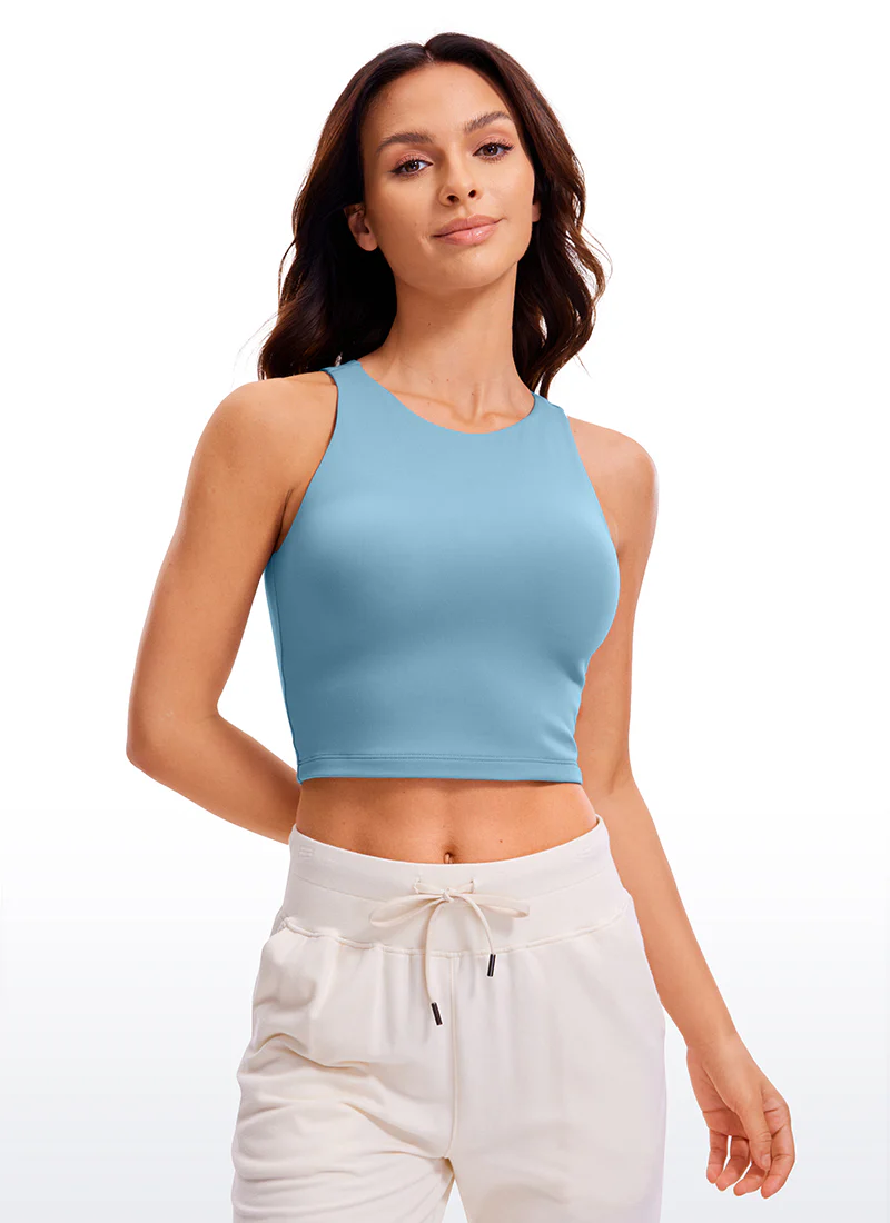 Butterluxe Cropped Wide Back Tank - Image 13