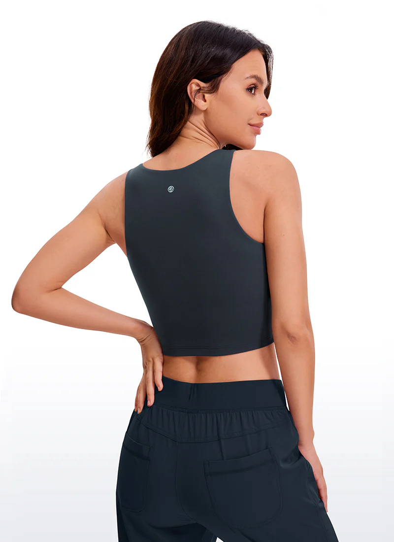 Butterluxe Cropped Wide Back Tank - Image 6