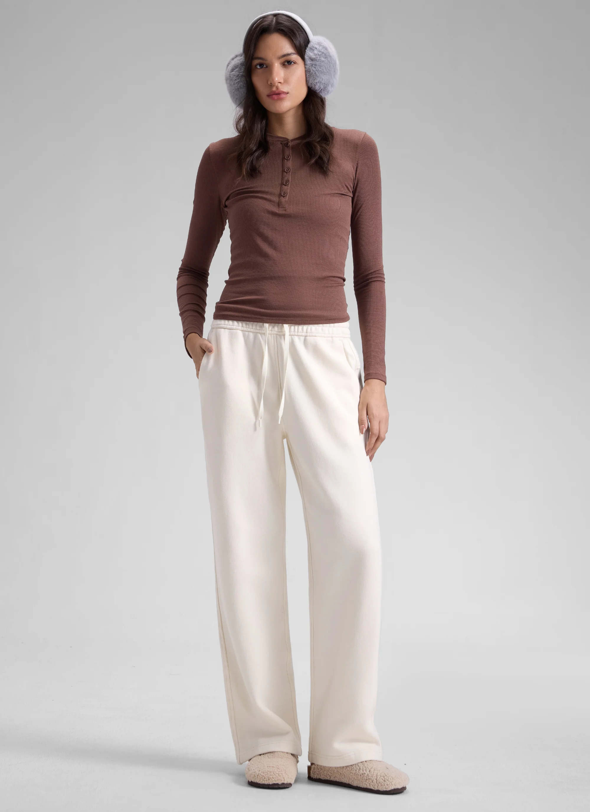 Fleece Lined Straight Leg Sweatpant 30'' - Image 3