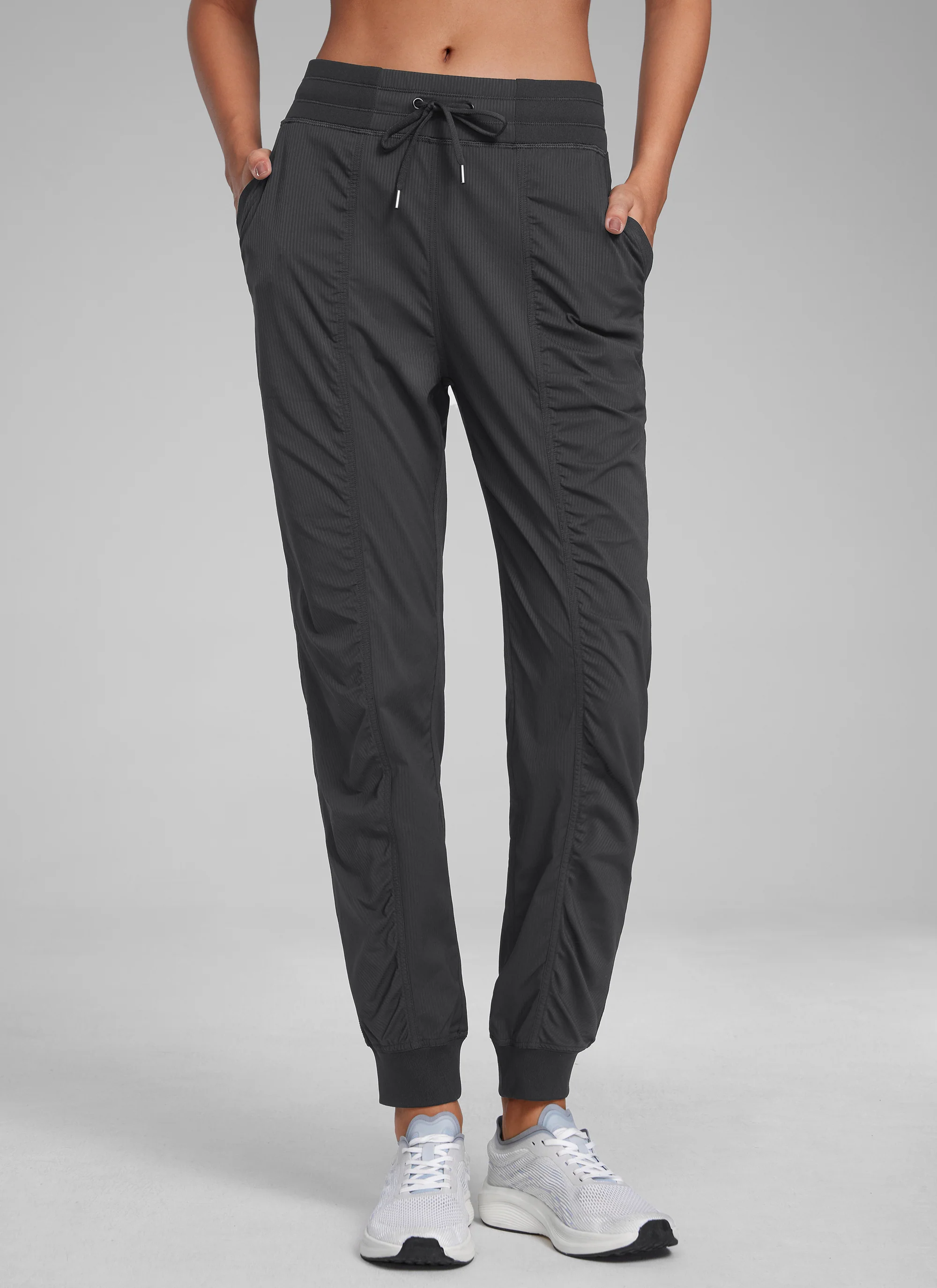 Striped Ruched Pocket Jogger 28'' - Image 19