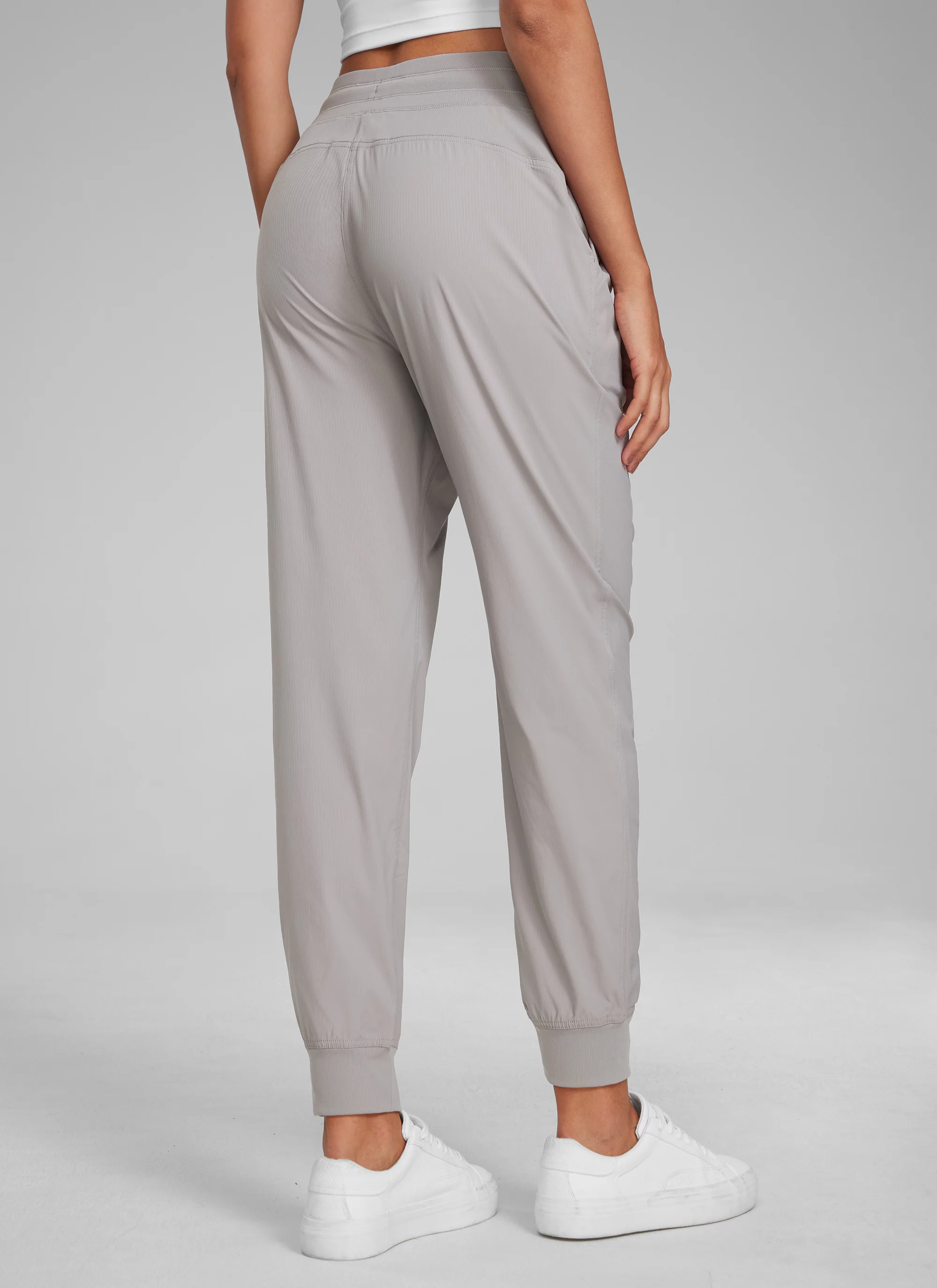 Striped Ruched Pocket Jogger 28'' - Image 3