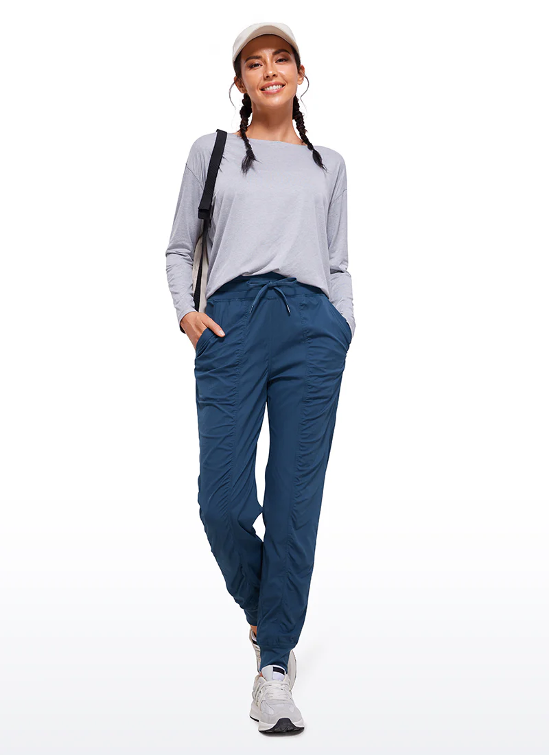 Striped Ruched Pocket Jogger 28'' - Image 30
