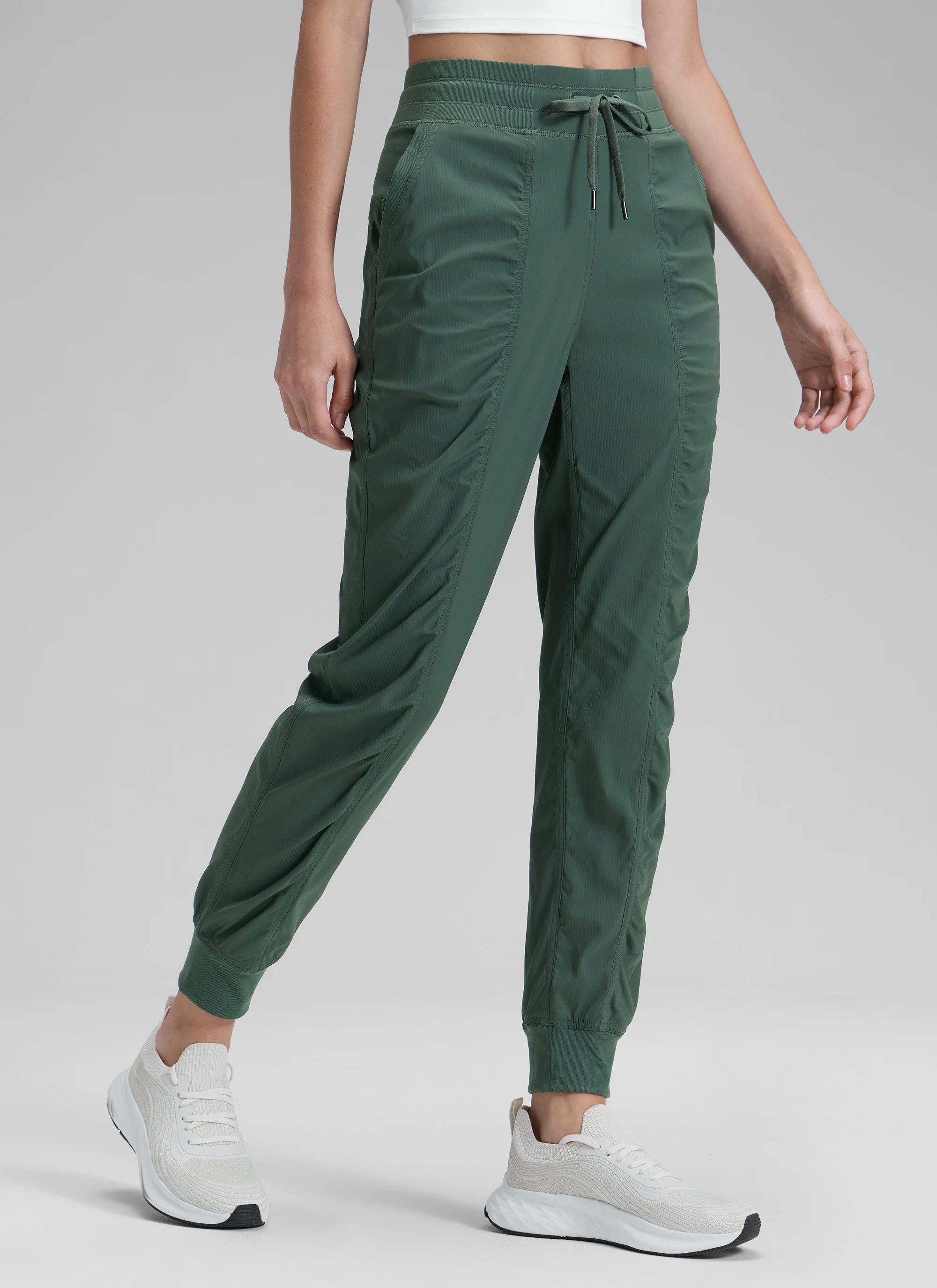 Striped Ruched Pocket Jogger 28'' - Image 36