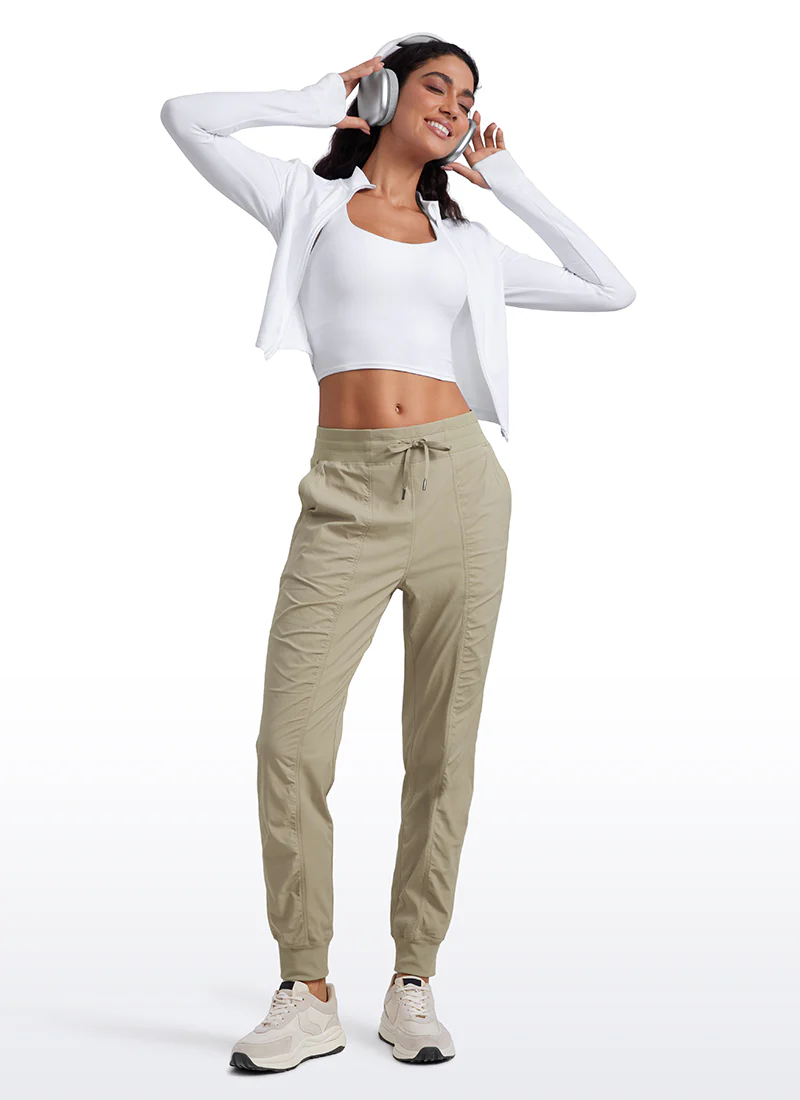 Striped Ruched Pocket Jogger 28'' - Image 42