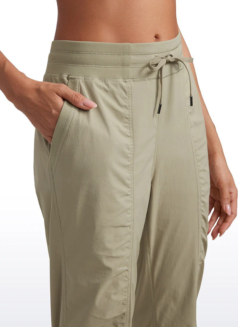 Striped Ruched Pocket Jogger 28'' - Image 43