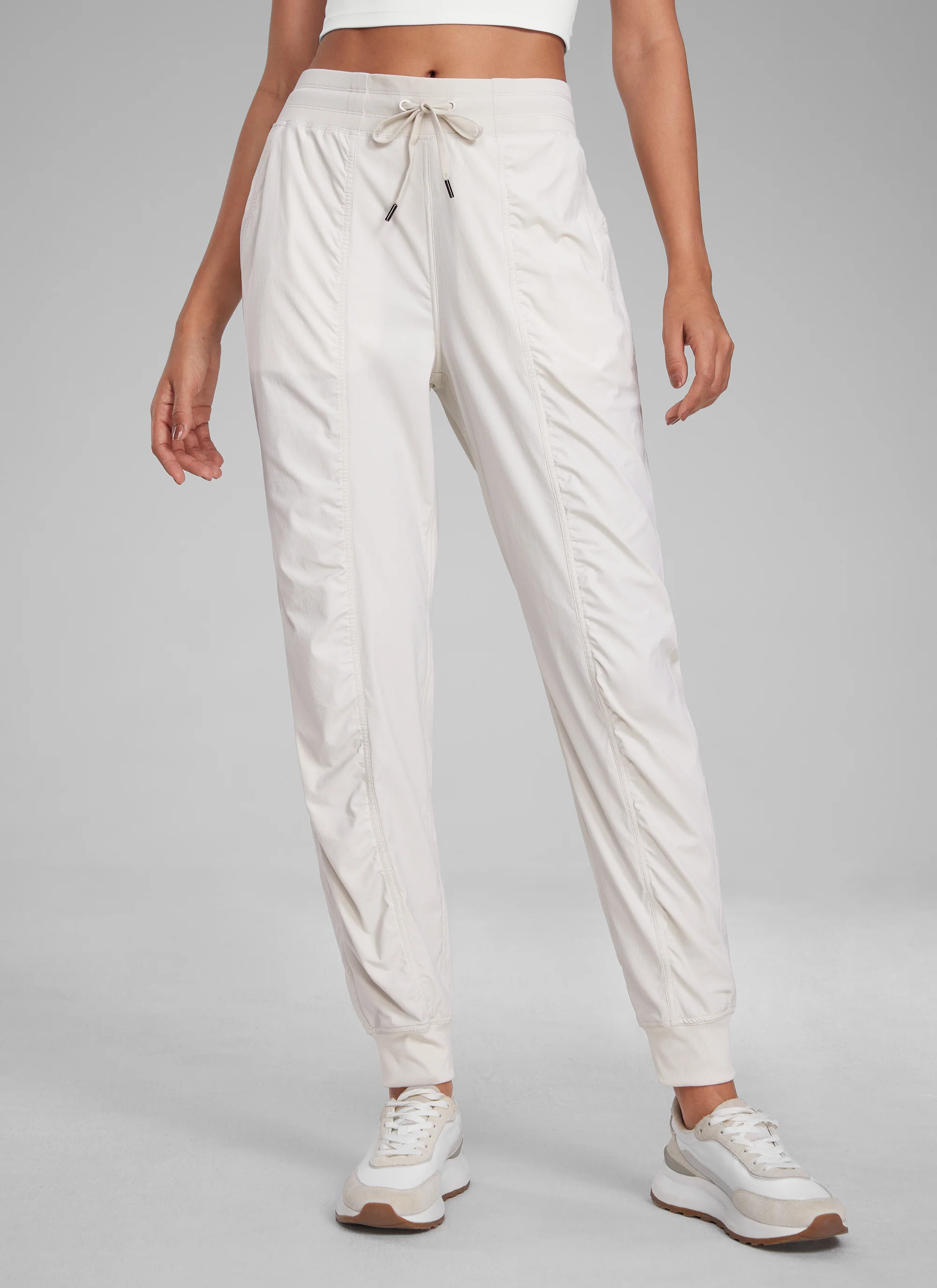 Striped Ruched Pocket Jogger 28'' - Image 44