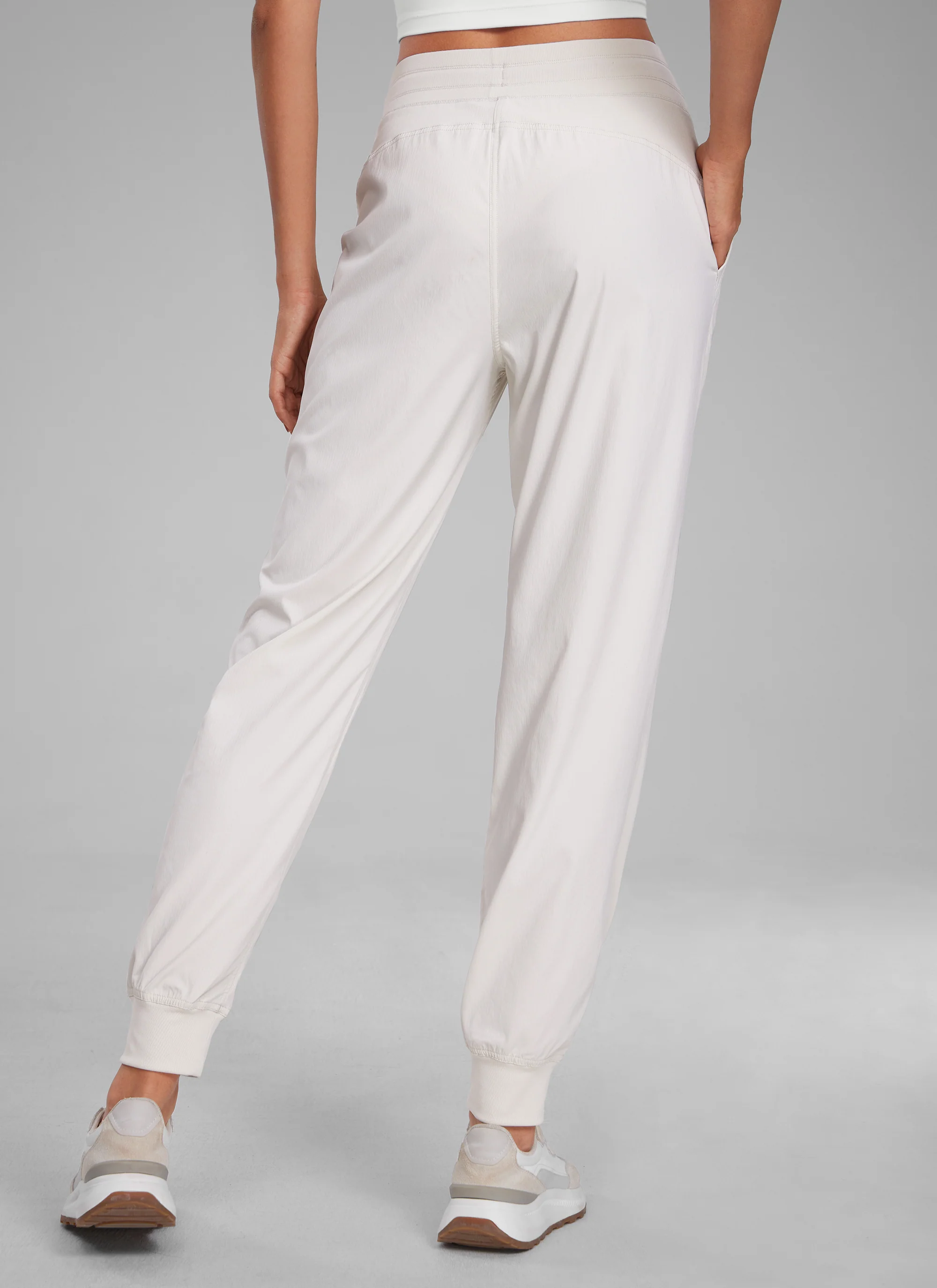 Striped Ruched Pocket Jogger 28'' - Image 45