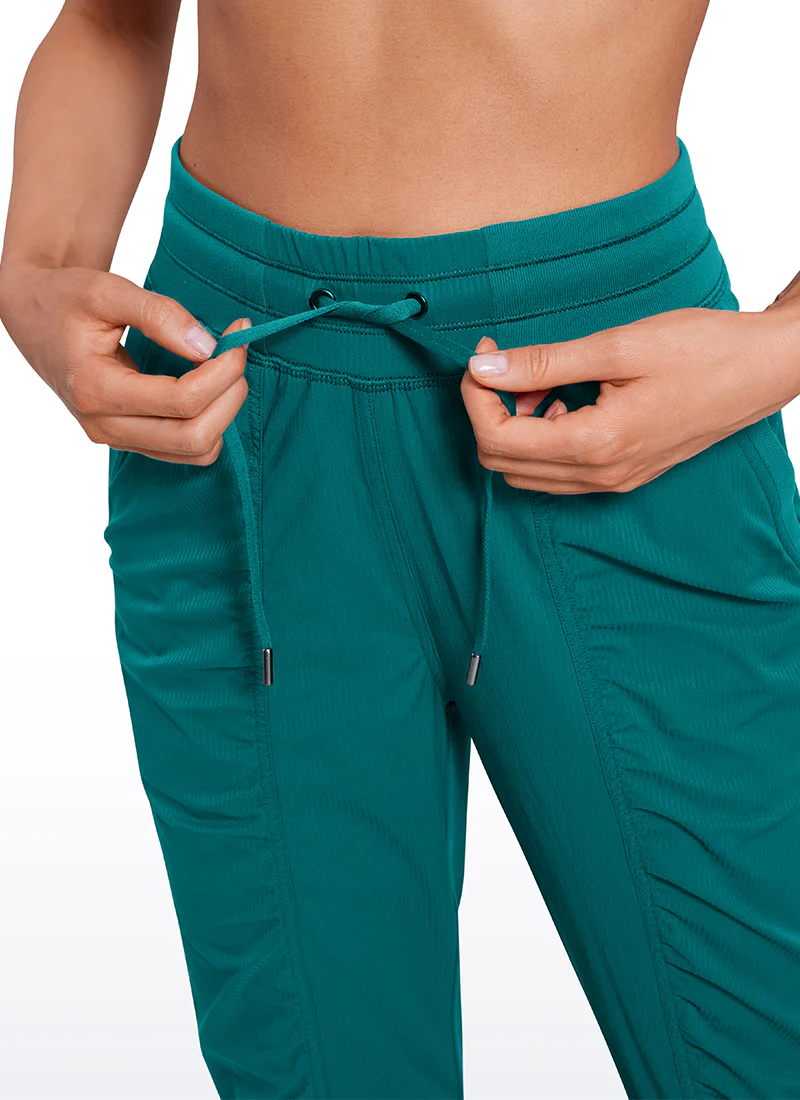 Striped Ruched Pocket Jogger 28'' - Image 3