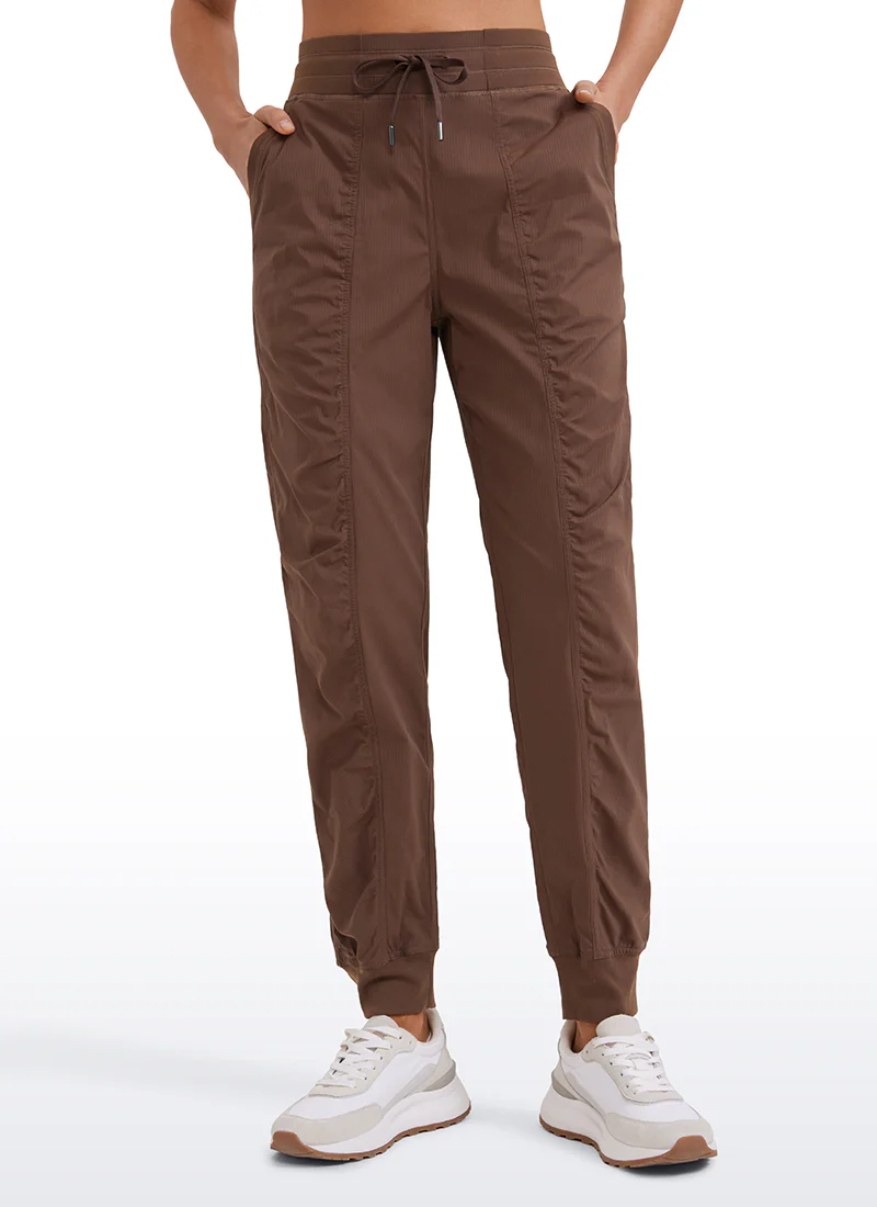 Striped Ruched Pocket Jogger 28'' - Image 4