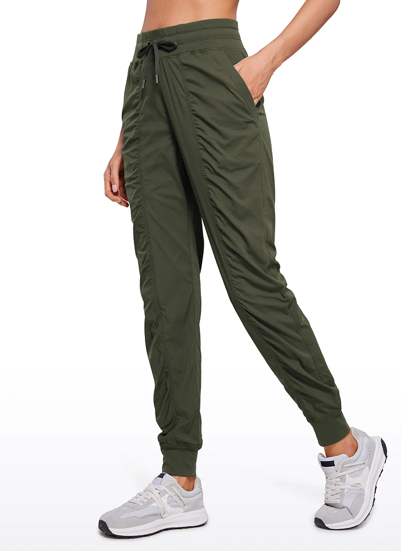 Striped Ruched Pocket Jogger 28'' - Image 8