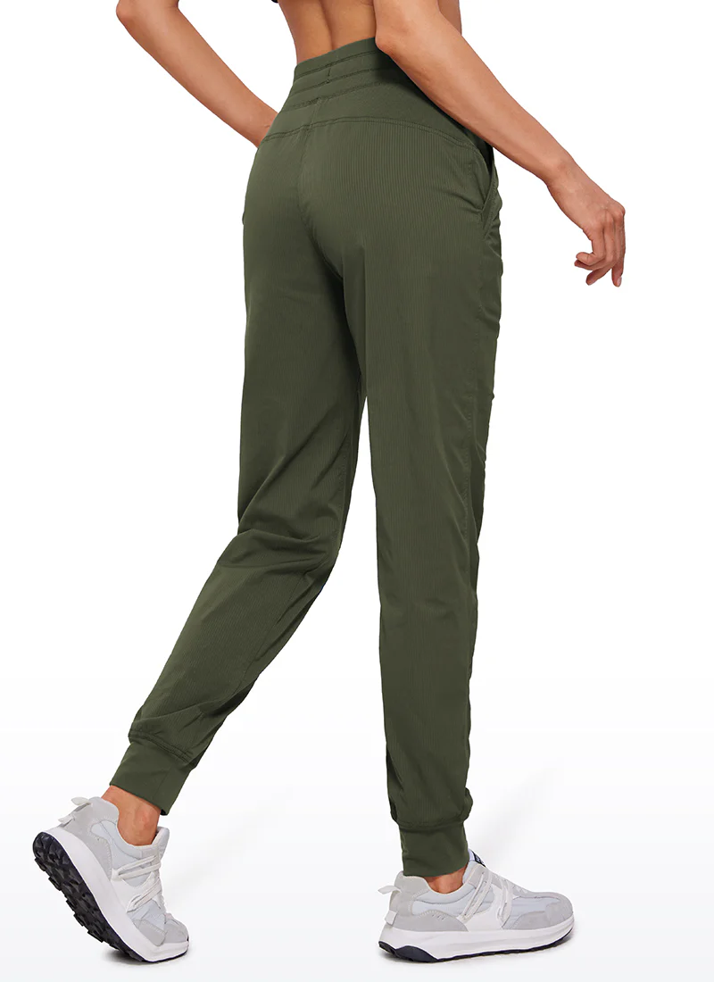 Striped Ruched Pocket Jogger 28'' - Image 9