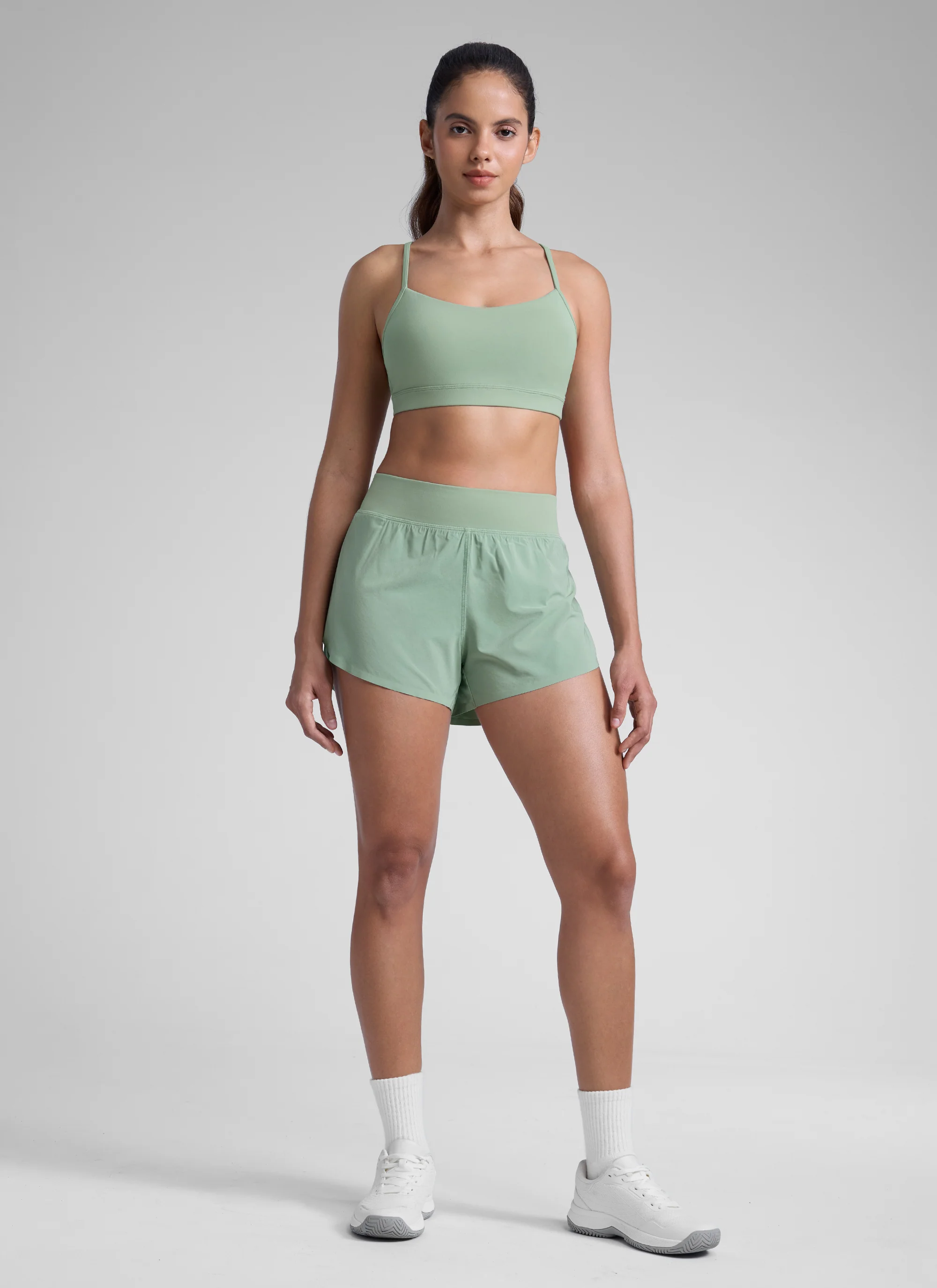 Feathery-Fit Soft Dolphin Lined Shorts 3'' - Image 19