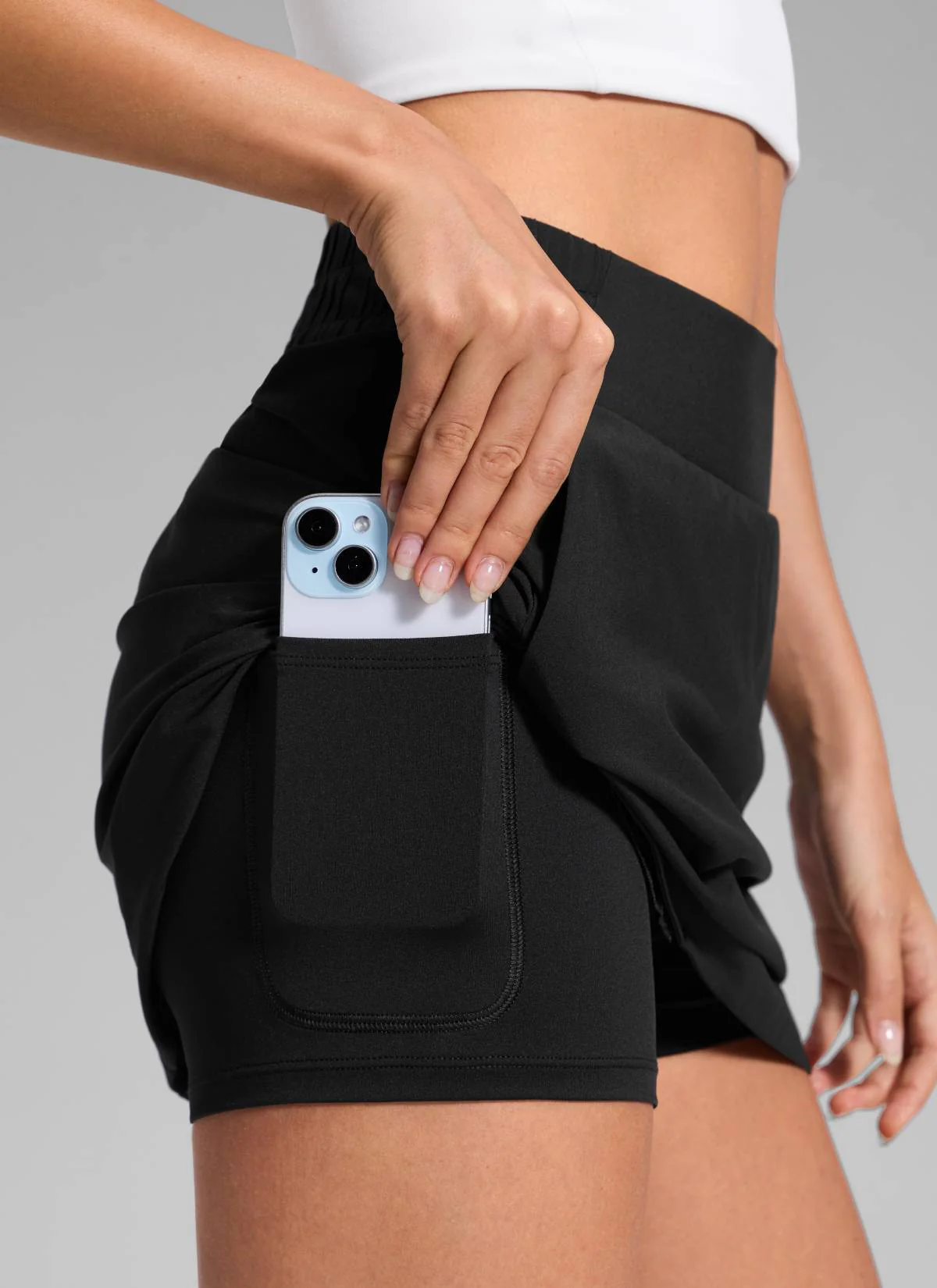 Feathery-Fit Soft Pocket High Rise Skirt 15'' - Image 15