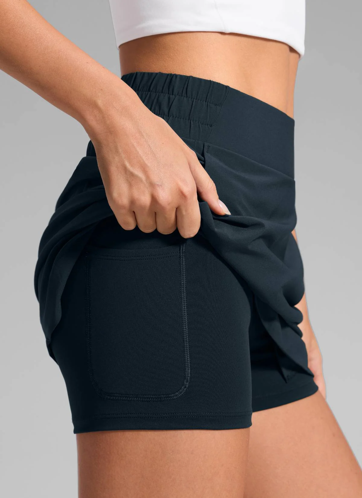 Feathery-Fit Soft Pocket High Rise Skirt 15'' - Image 25