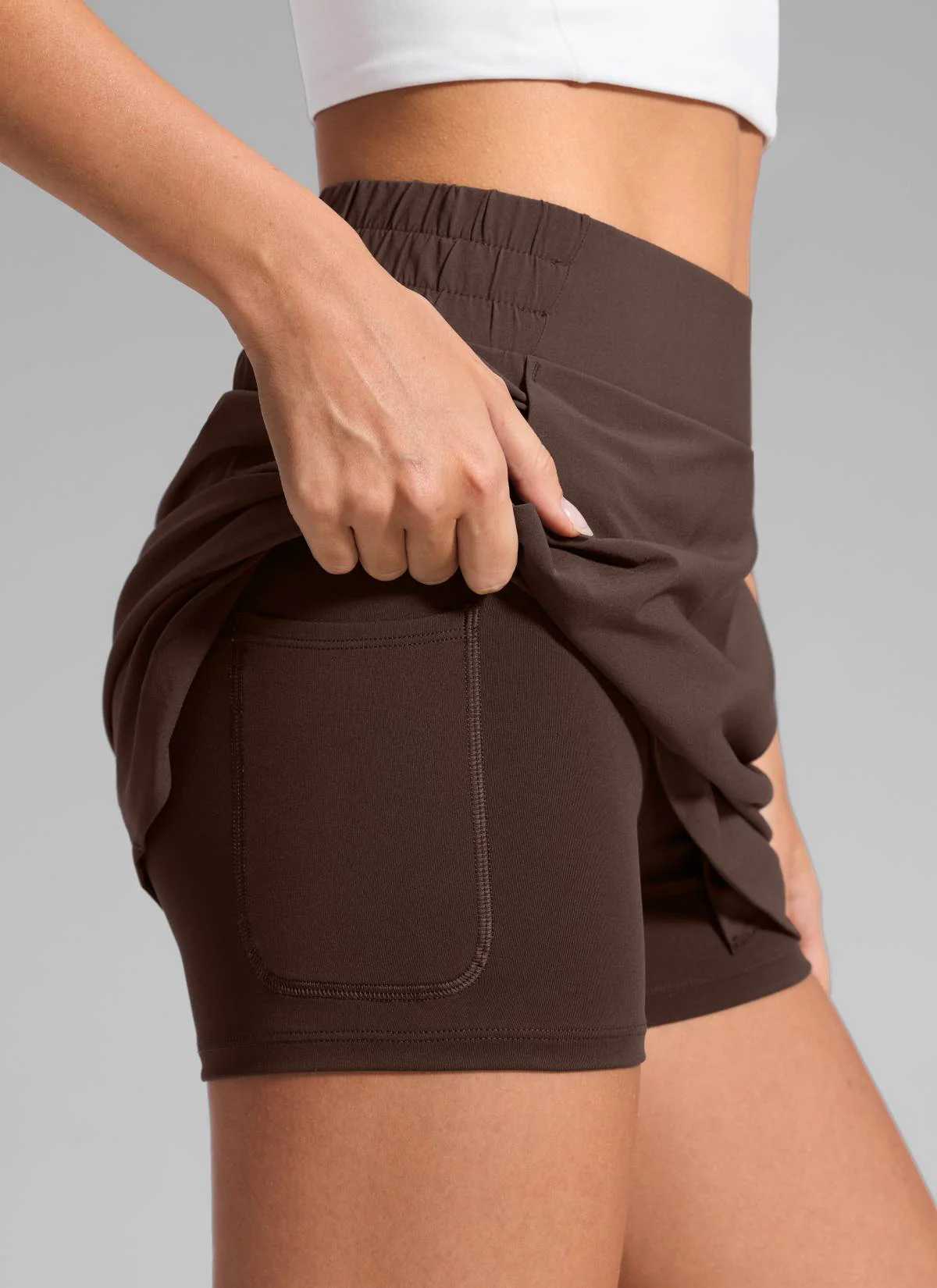 Feathery-Fit Soft Pocket High Rise Skirt 15'' - Image 39